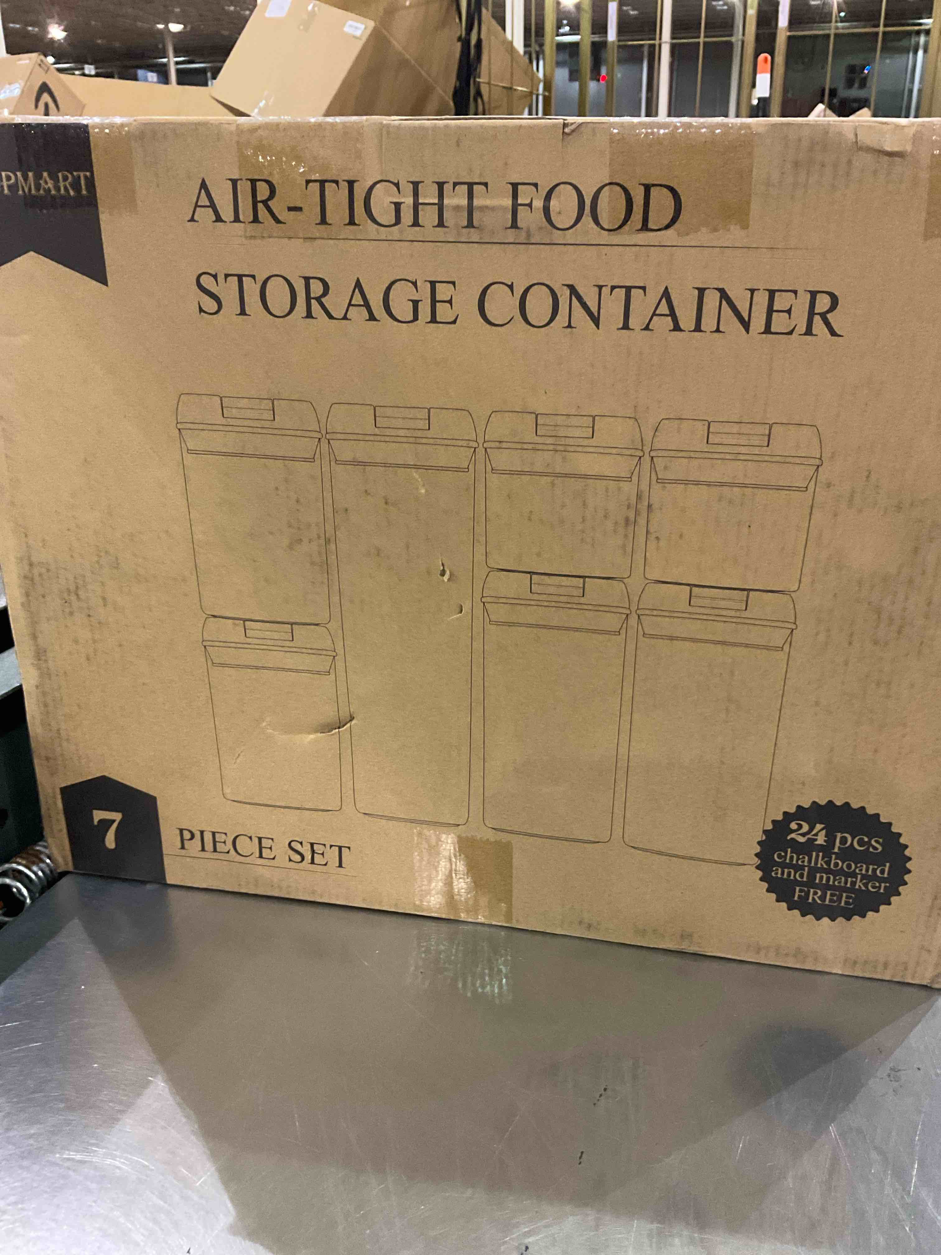 AIR-TIGHT FOOD STORAGE CONTAINER 7 PIECE SET