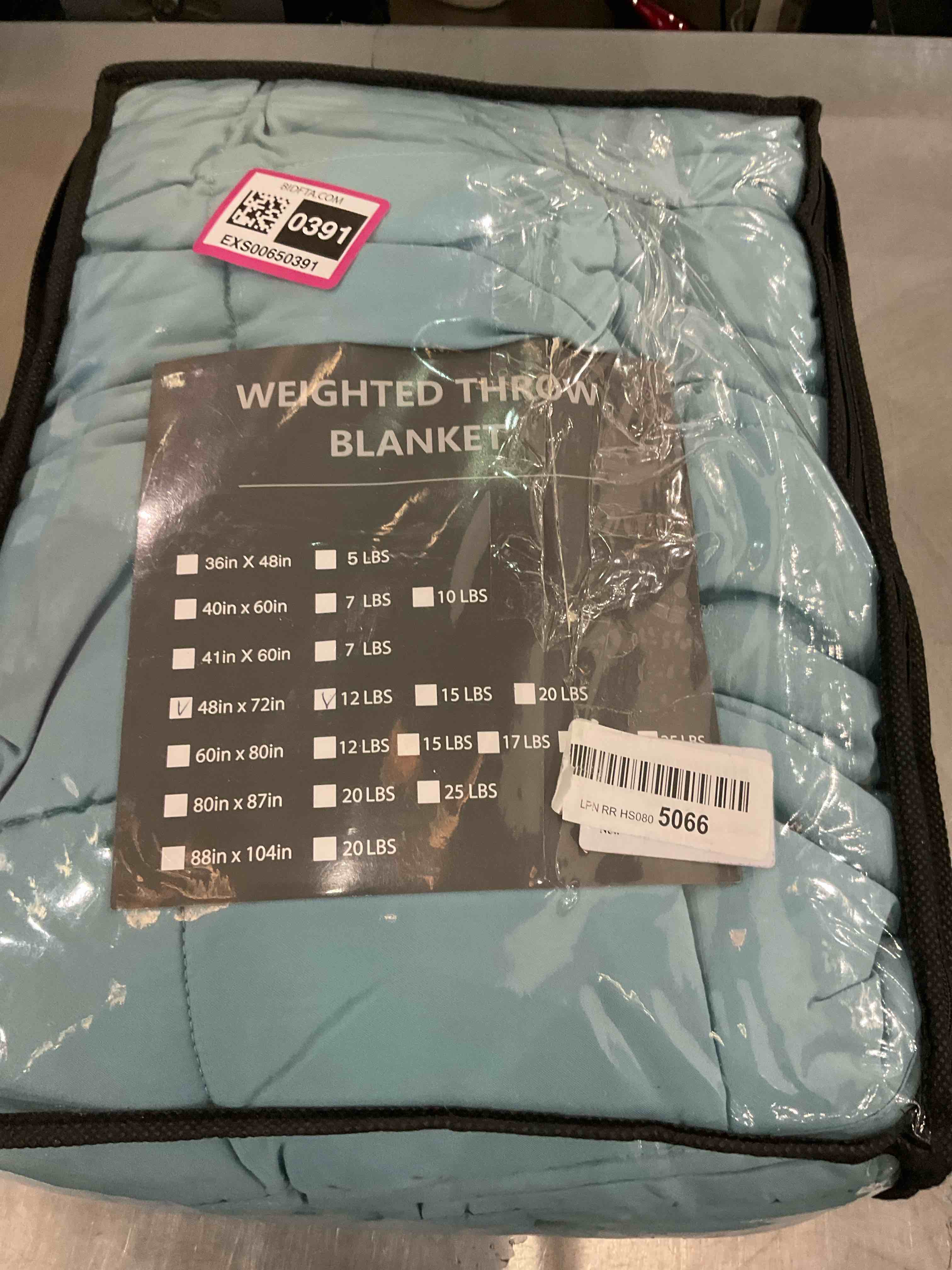 weighted throw blanket