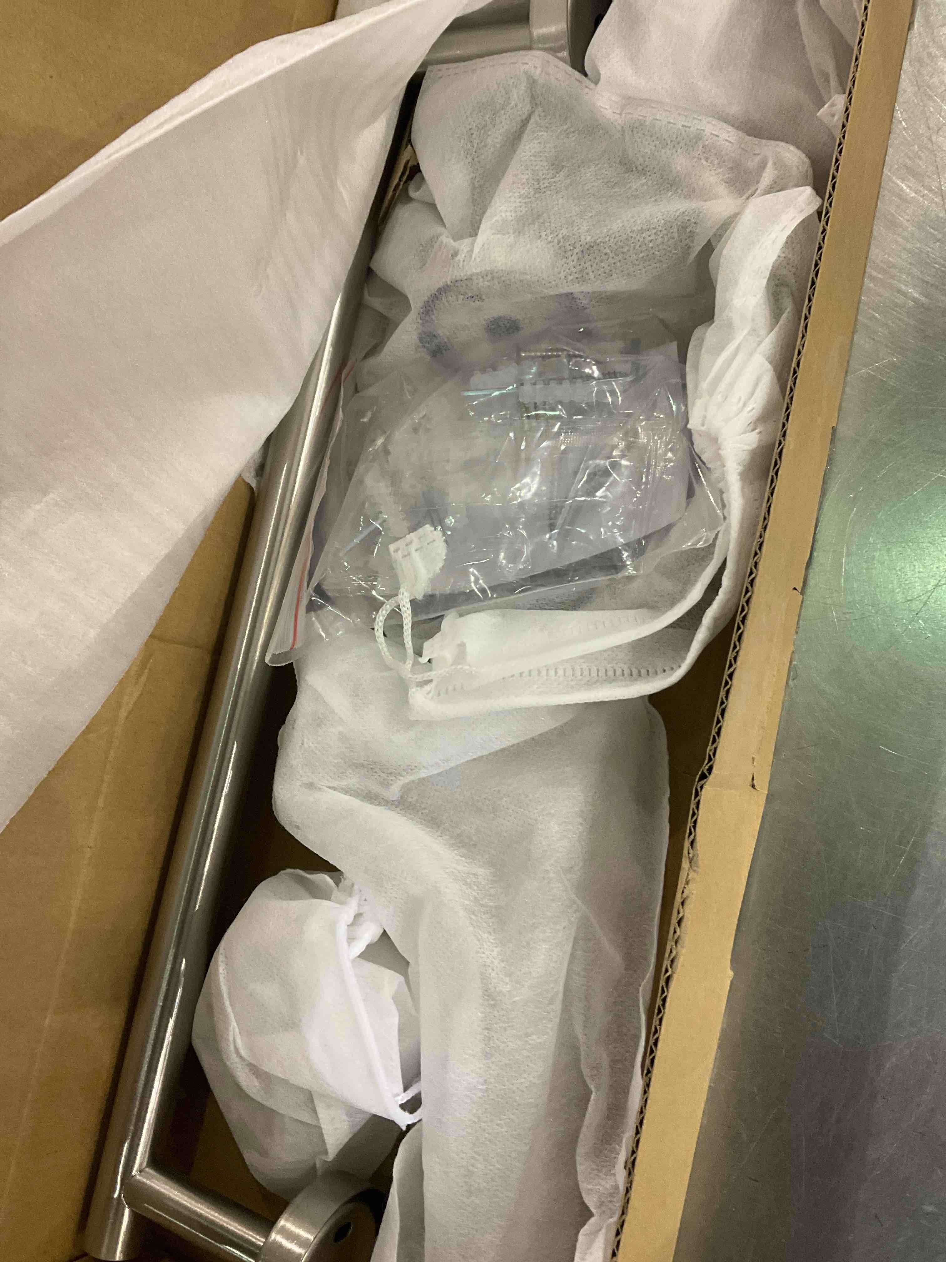 Bathroom Hardware Set, 5 Pieces Brushed Nickel SUS304 Stainless Steel Bathroom Accessories Set, Include 16" Towel Bar, Toilet Towel Paper Holder, 180Â° Rotated Towel Ring, 2 Towel Hooks Wall Mounted