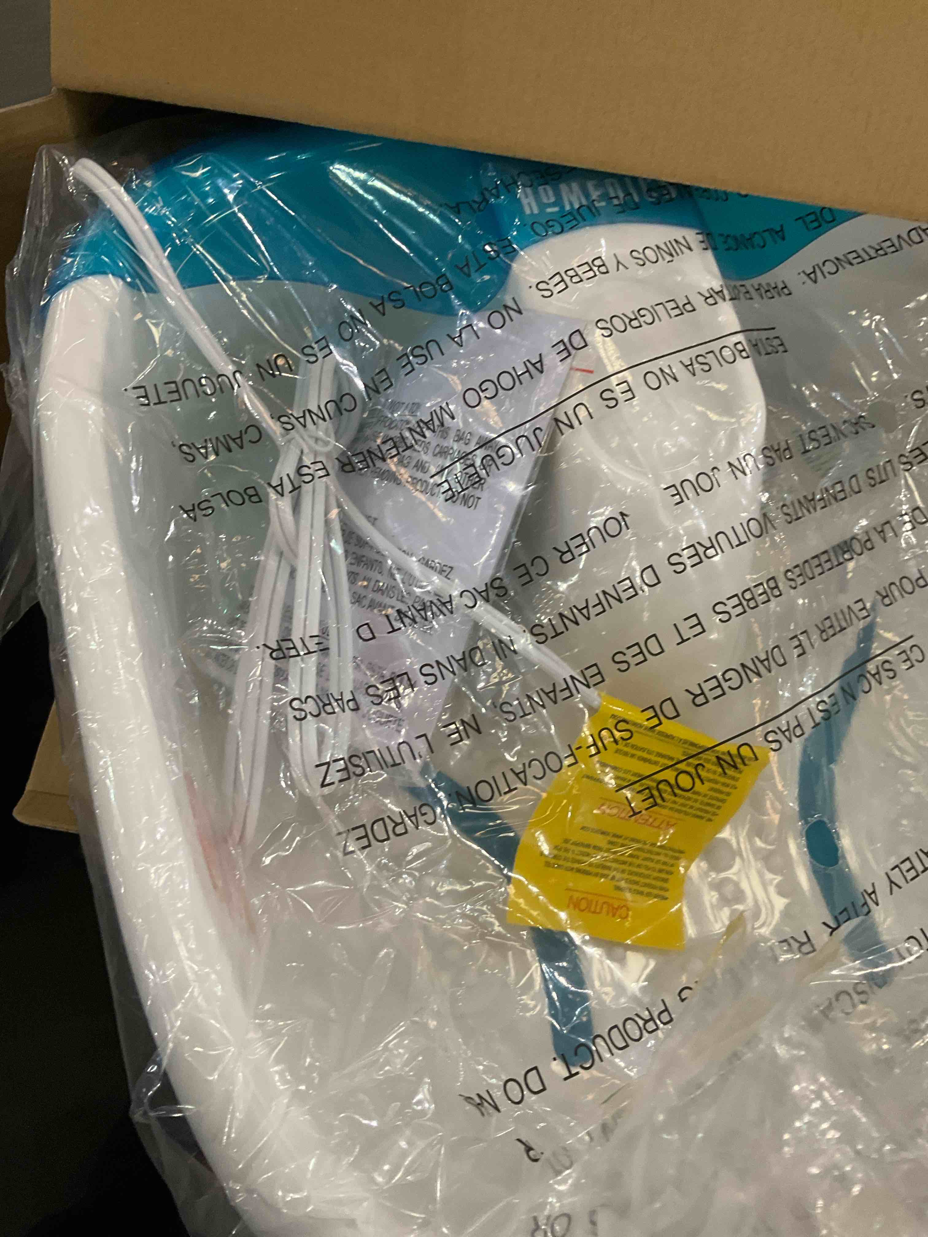 HoMedics Bubble Mate Foot Spa, Toe Touch Controlled Foot Bath with Invigorating Bubbles and Splash Proof, Raised Massage nodes and Removable Pumice Stone