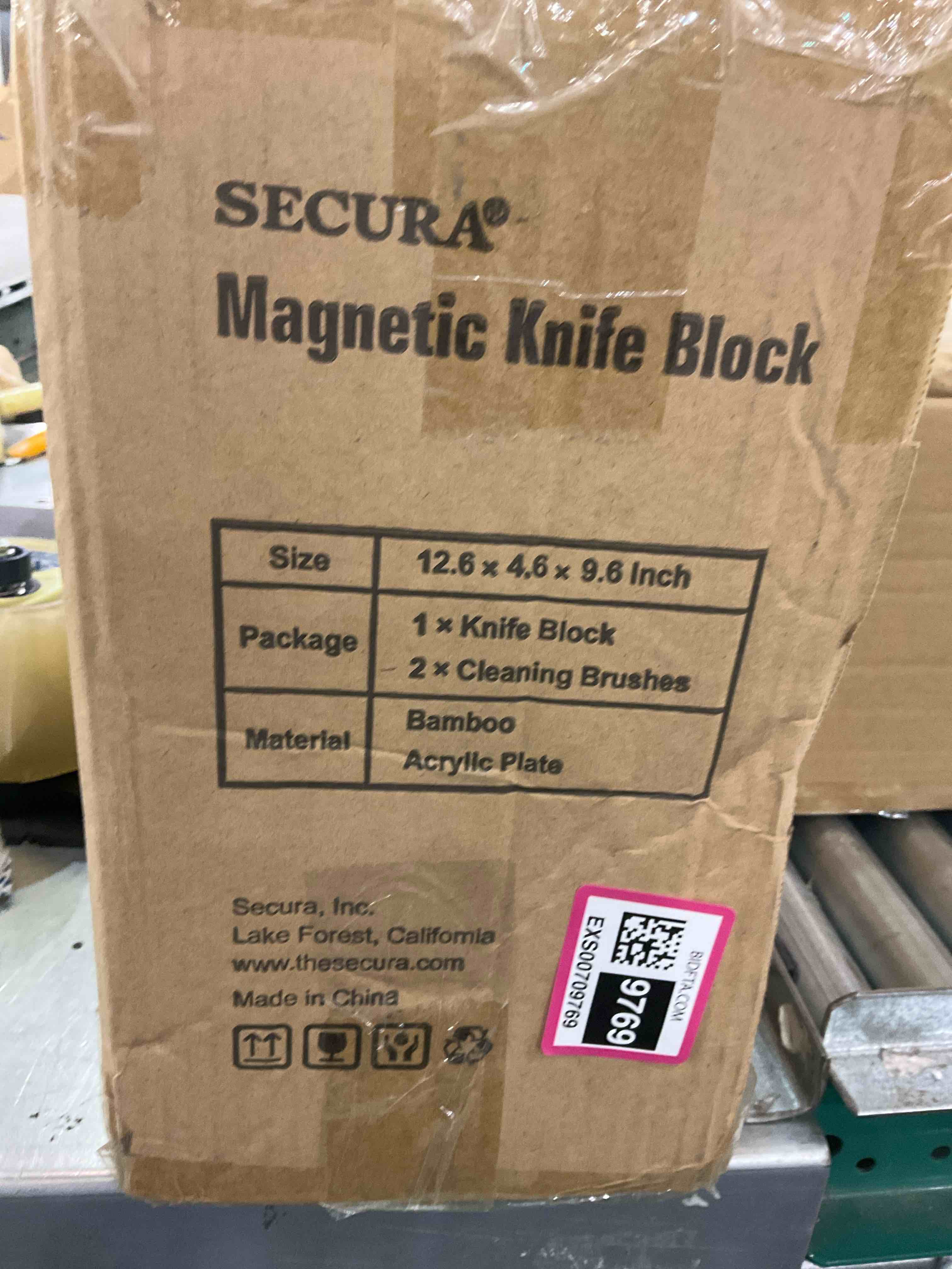 magnetic knife block