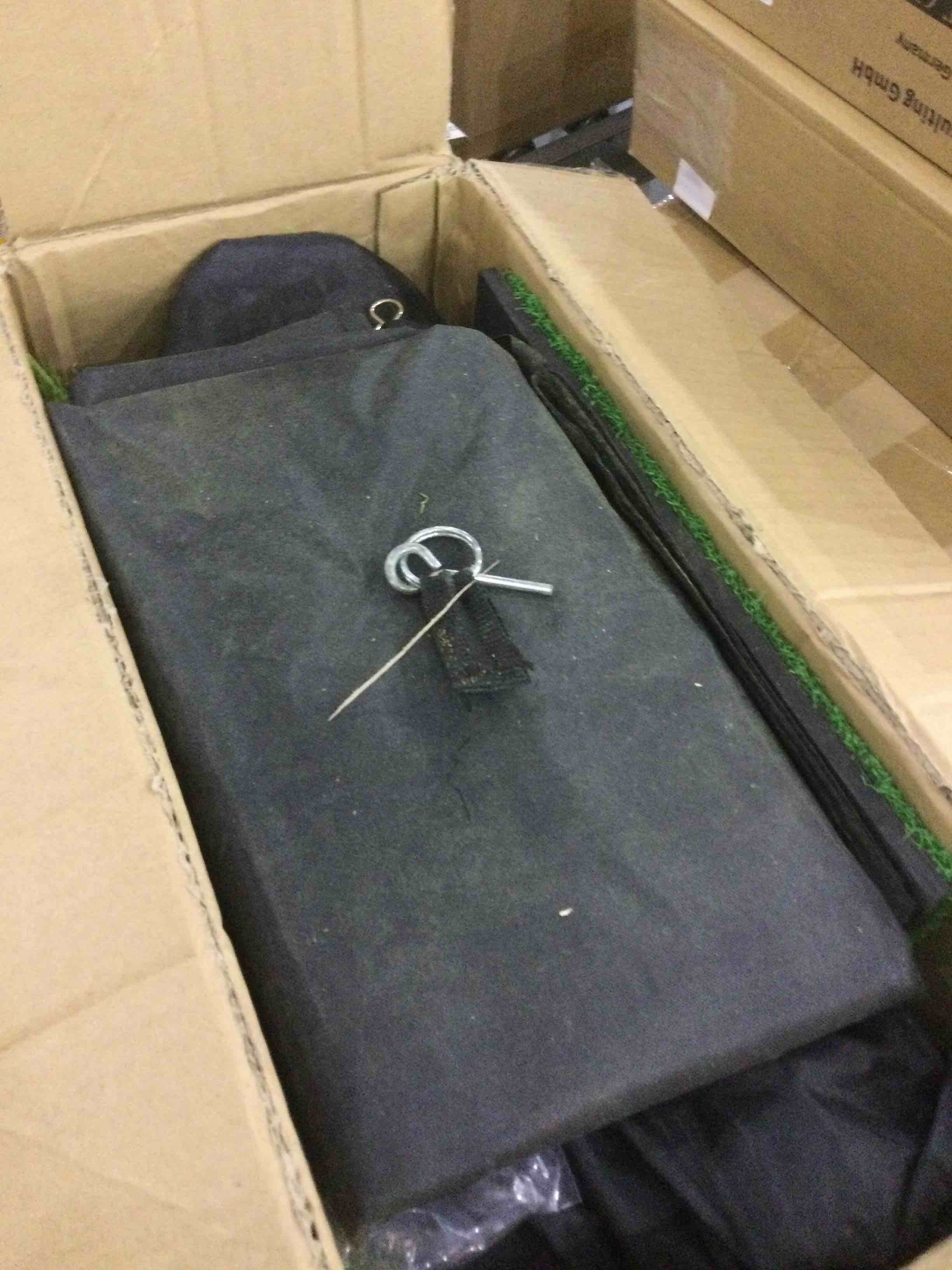 Melanther Golf Net, 10x7ft Golf Practice Net with Golf Mat, All in 1 Golf Nets for Backyard Driving Chipping Swing Training - Golf Netting with Archery Target Balls Bag, Golf Gifts for Men