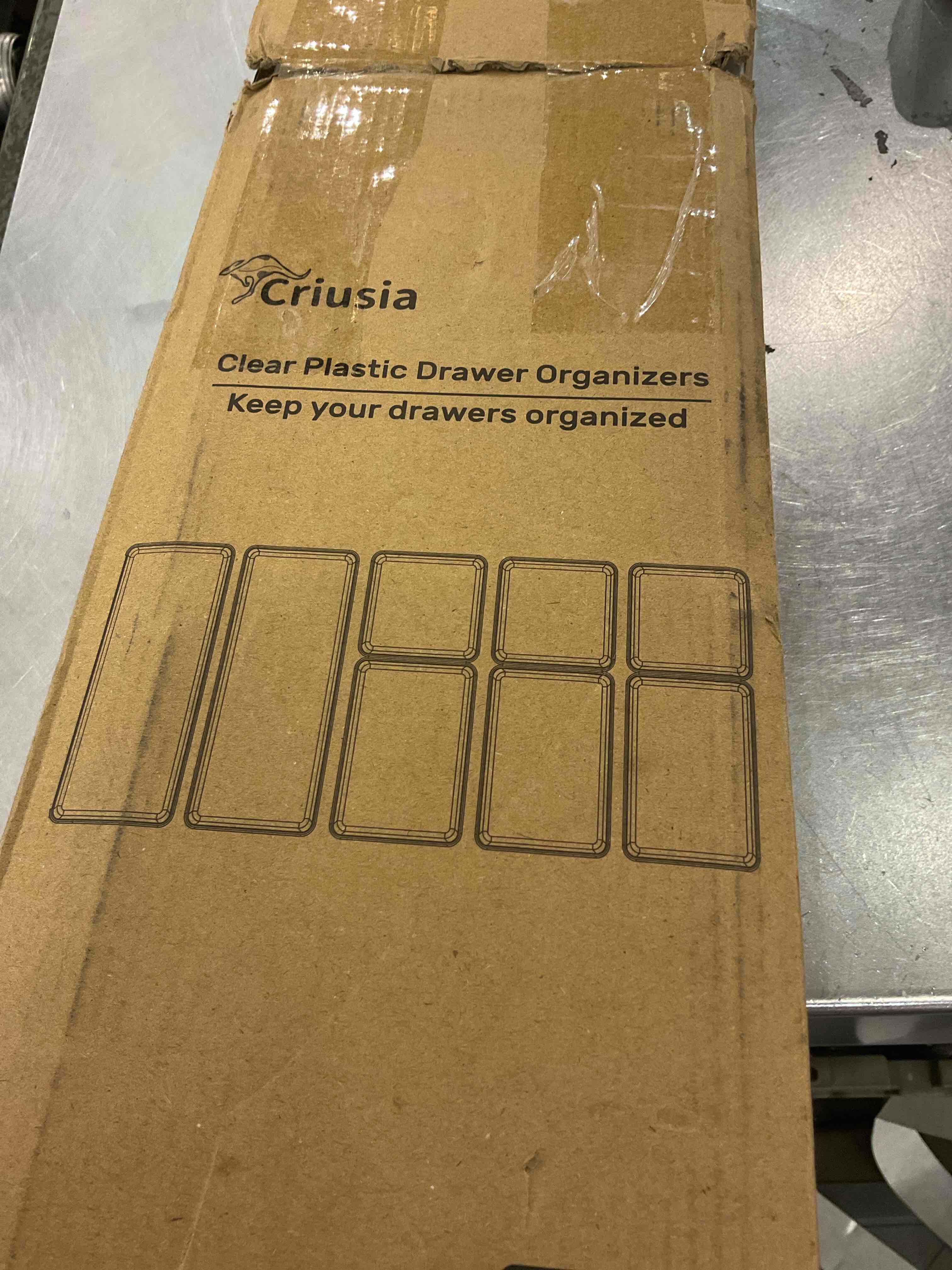 SCriusiaClear Plastic Drawer Organizers Keep your drawers organized