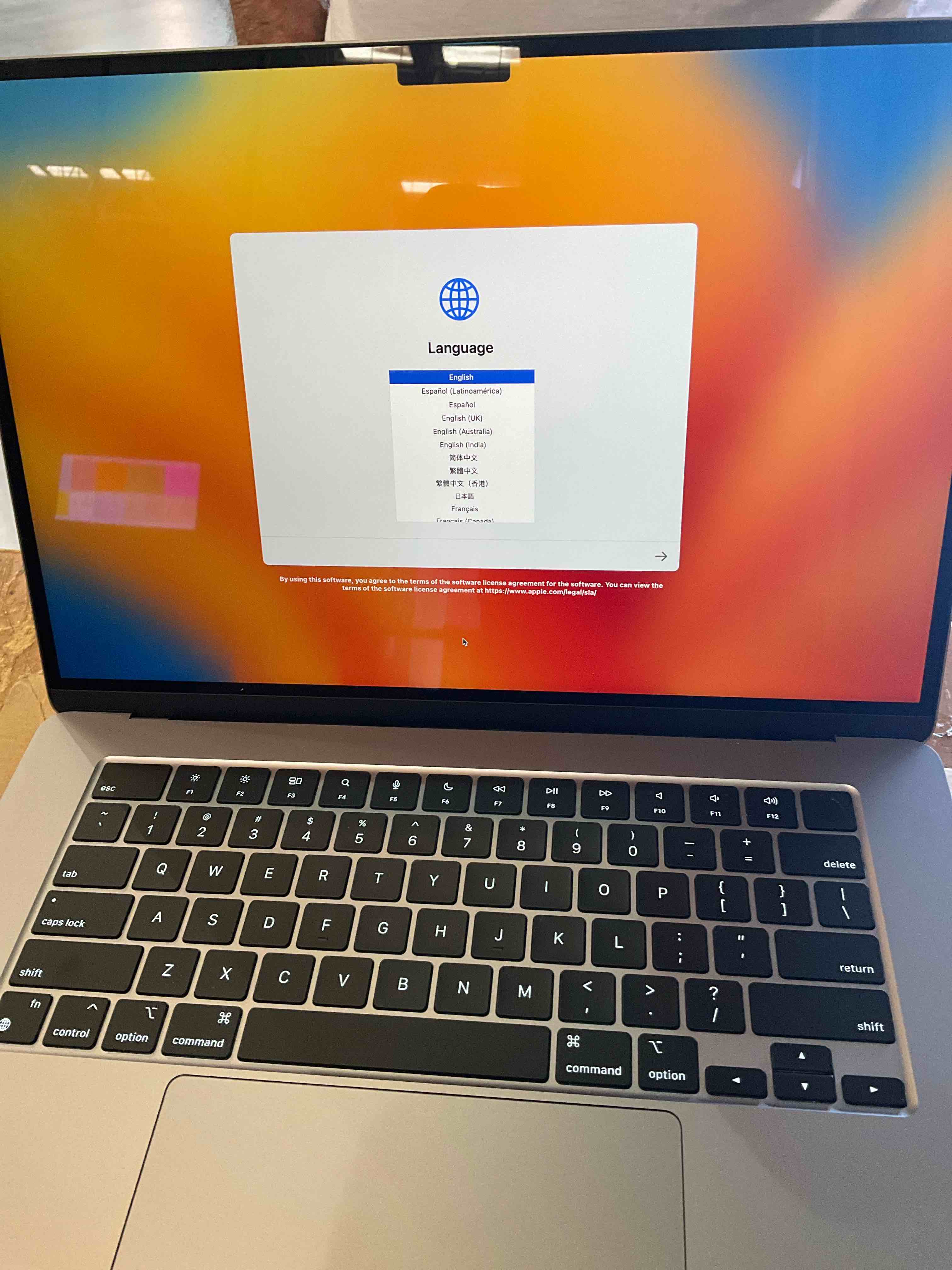 apple MacBook Air. 15 inch. model number A2941