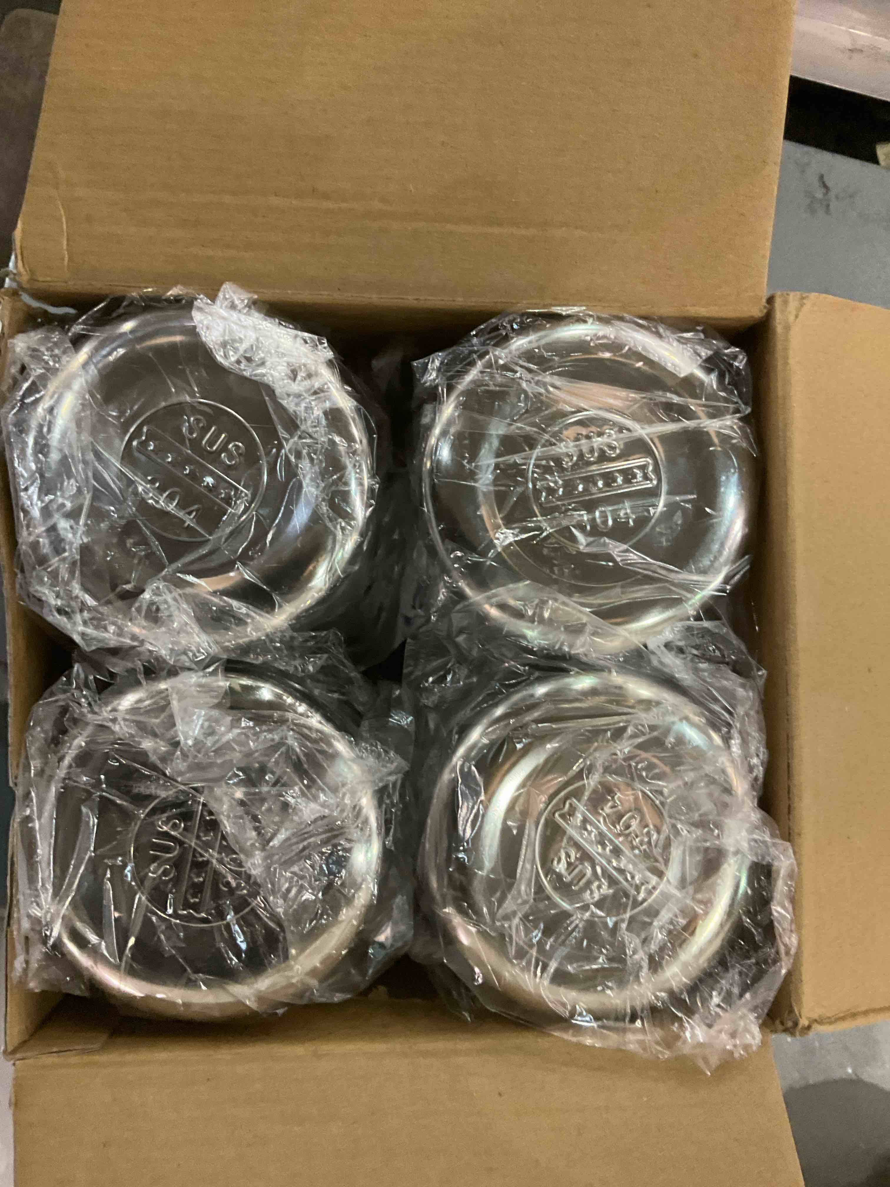 Maxcheck 16 Pieces Korean Stainless Steel Bowls with Lids Silver Round Unbreakable Metal Bowl with Cover Traditional Salad Noodle Rice Bowl Insulated Soup Bowls for Kitchen Restaurant Serving