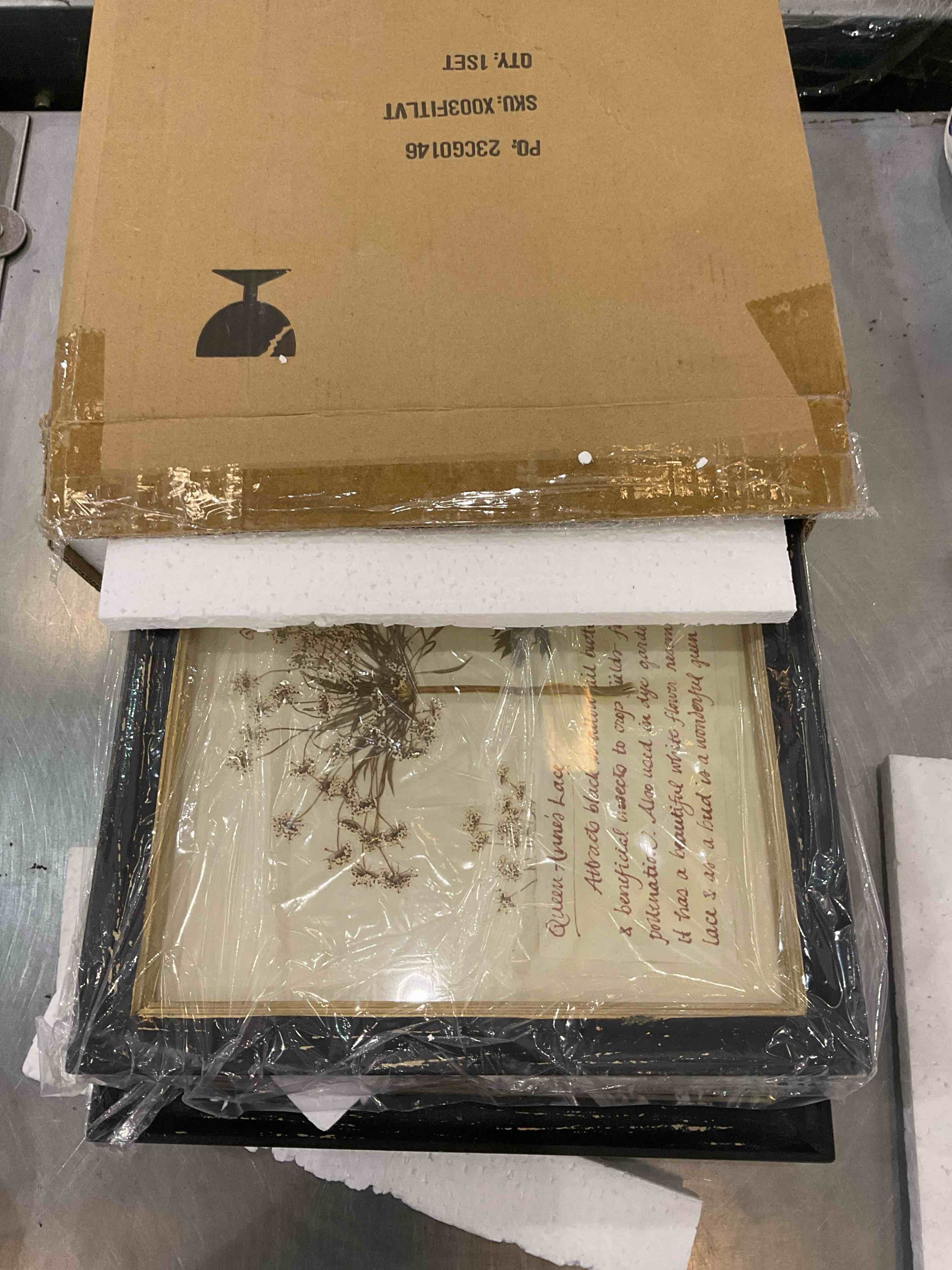 NIKKY HOME Botanical Wall Art Set of 2, Vintage Botanical Prints Wooden Framed Floral Plant Pictures Poster Decor for Bathroom Bedroom Living Room Office, 10x10 Inch