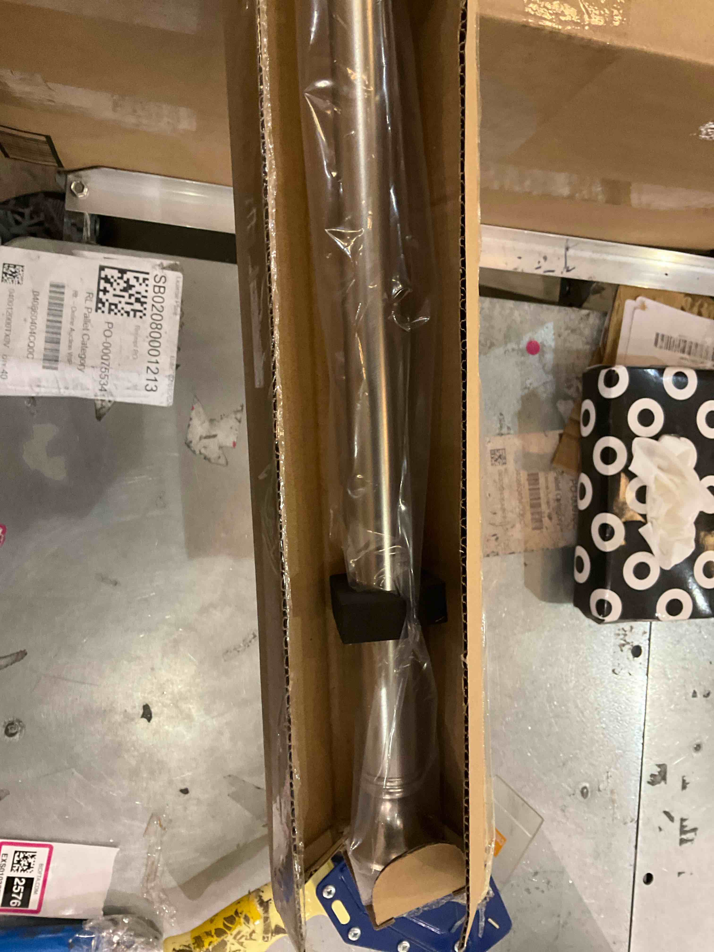 Amazer Spring Tension Curtain Rod - 54-90 Inches Rust-Resistance Shower Curtain Rod Bathroom Rod, Nickel