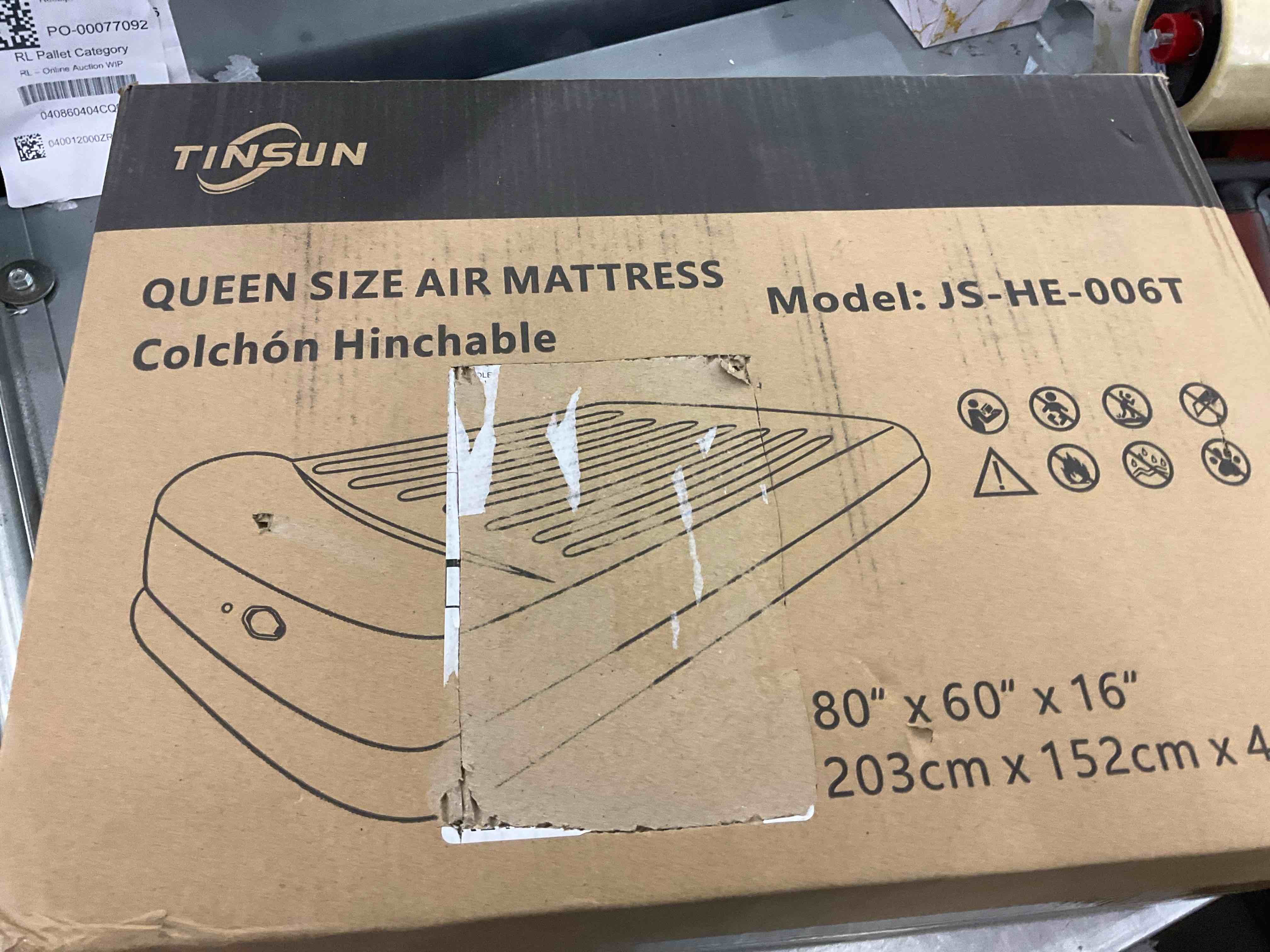 QUEEN SIZE AIR MATTRESS Colchón Hinchable