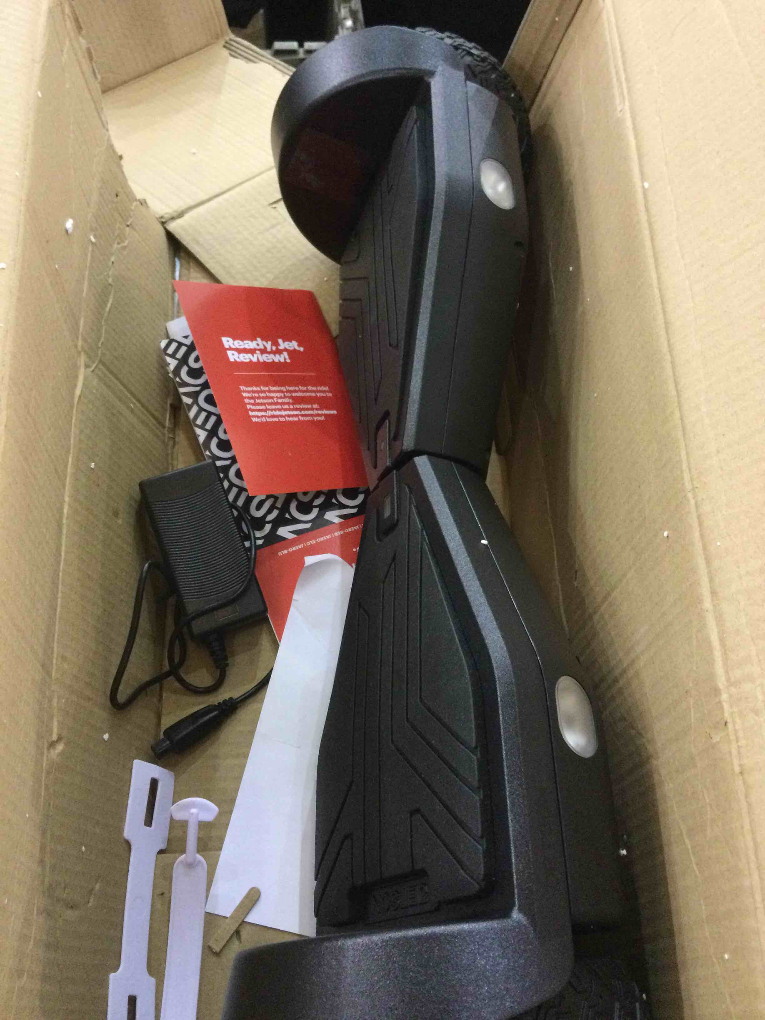 Jetson All Terrain Hoverboard with LED Lights | Anti Slip Grip Pads | Self Balancing Hoverboard with Active Balance Technology | Range of Up to 7 Miles, Ages 12+, Black