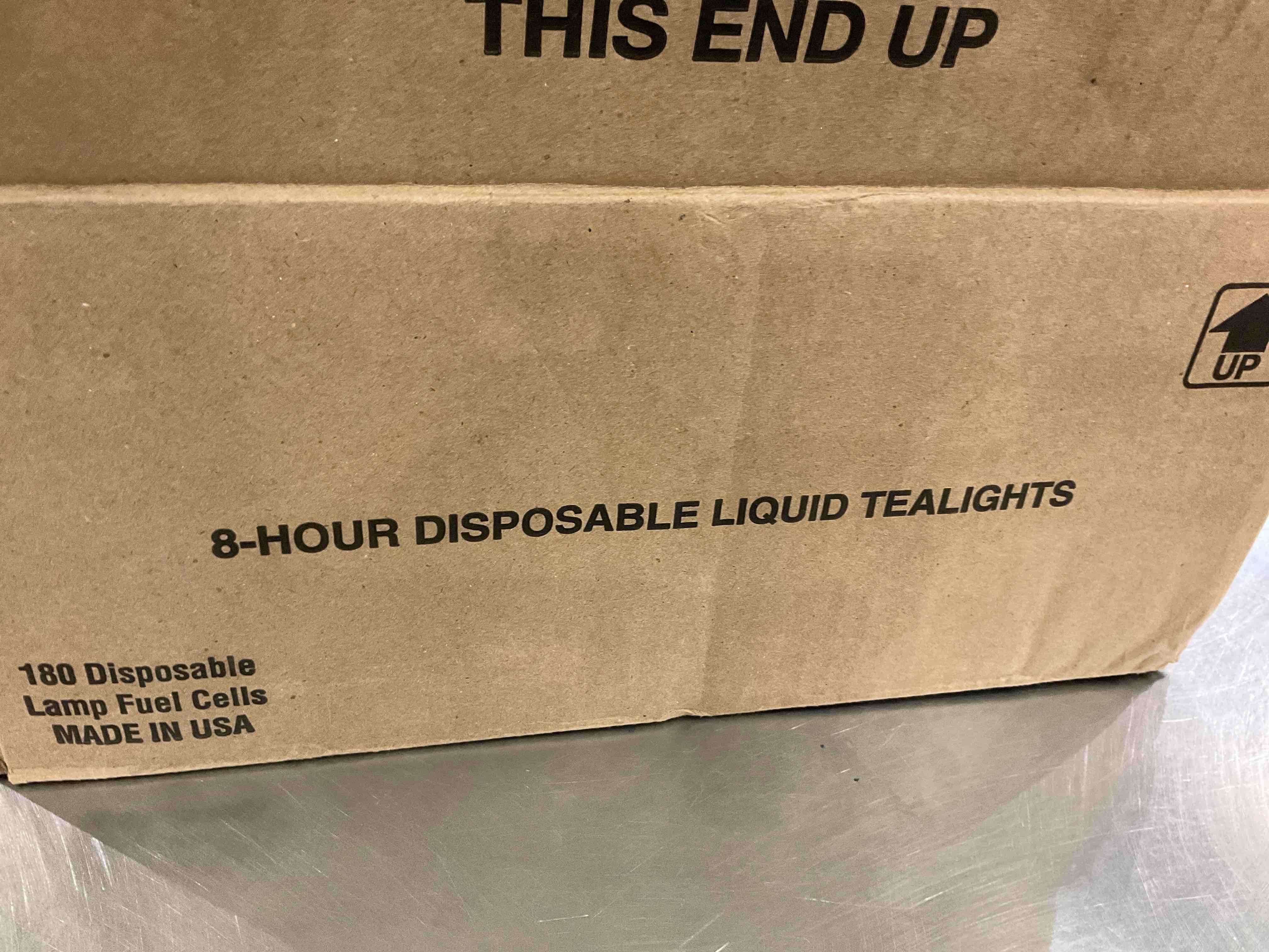 8-HOUR DISPOSABLE LIQUID TEALIGHTS 180 Disposable Lamp Fuel Cells 