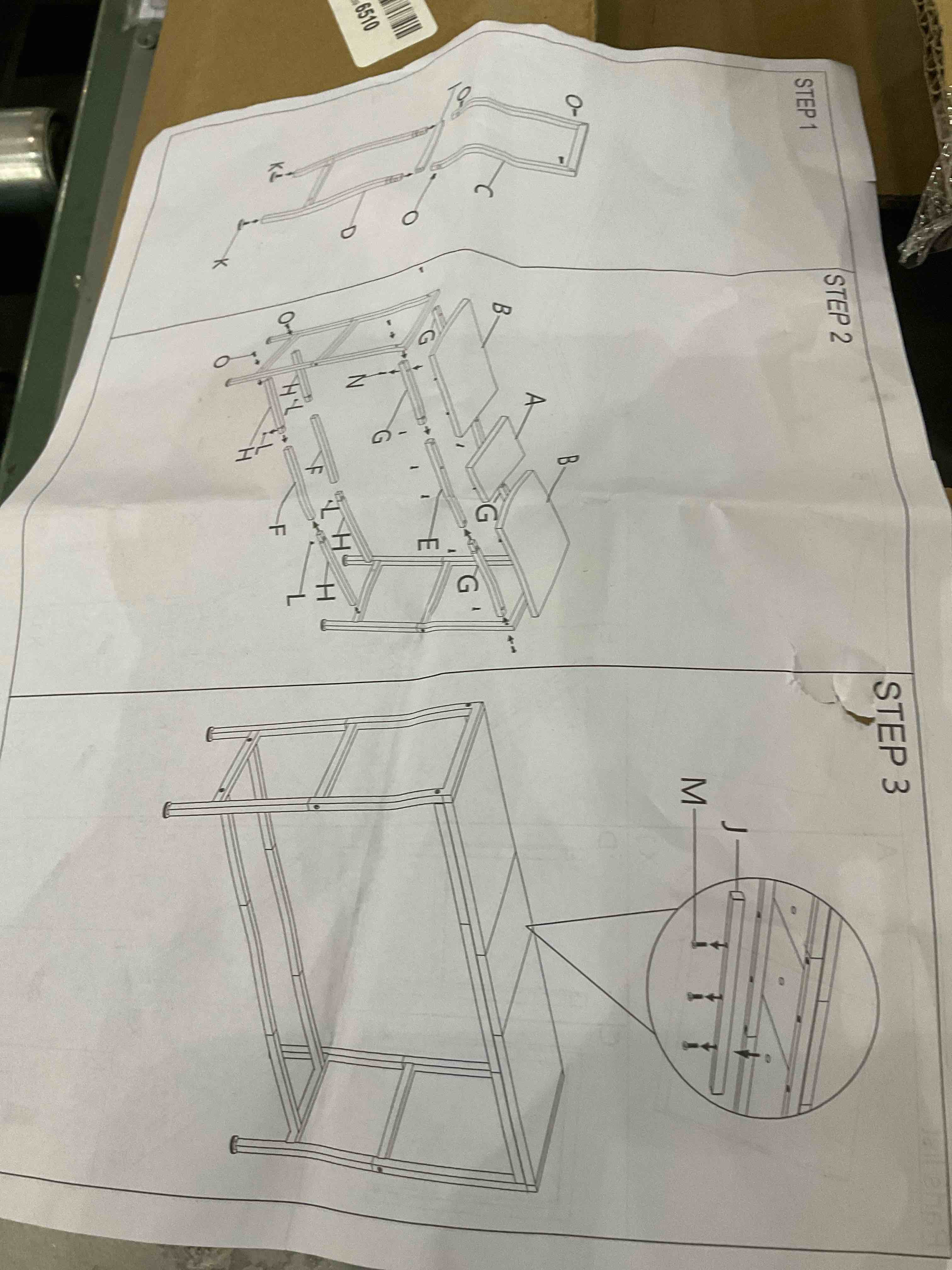 black and brown industrial console table 