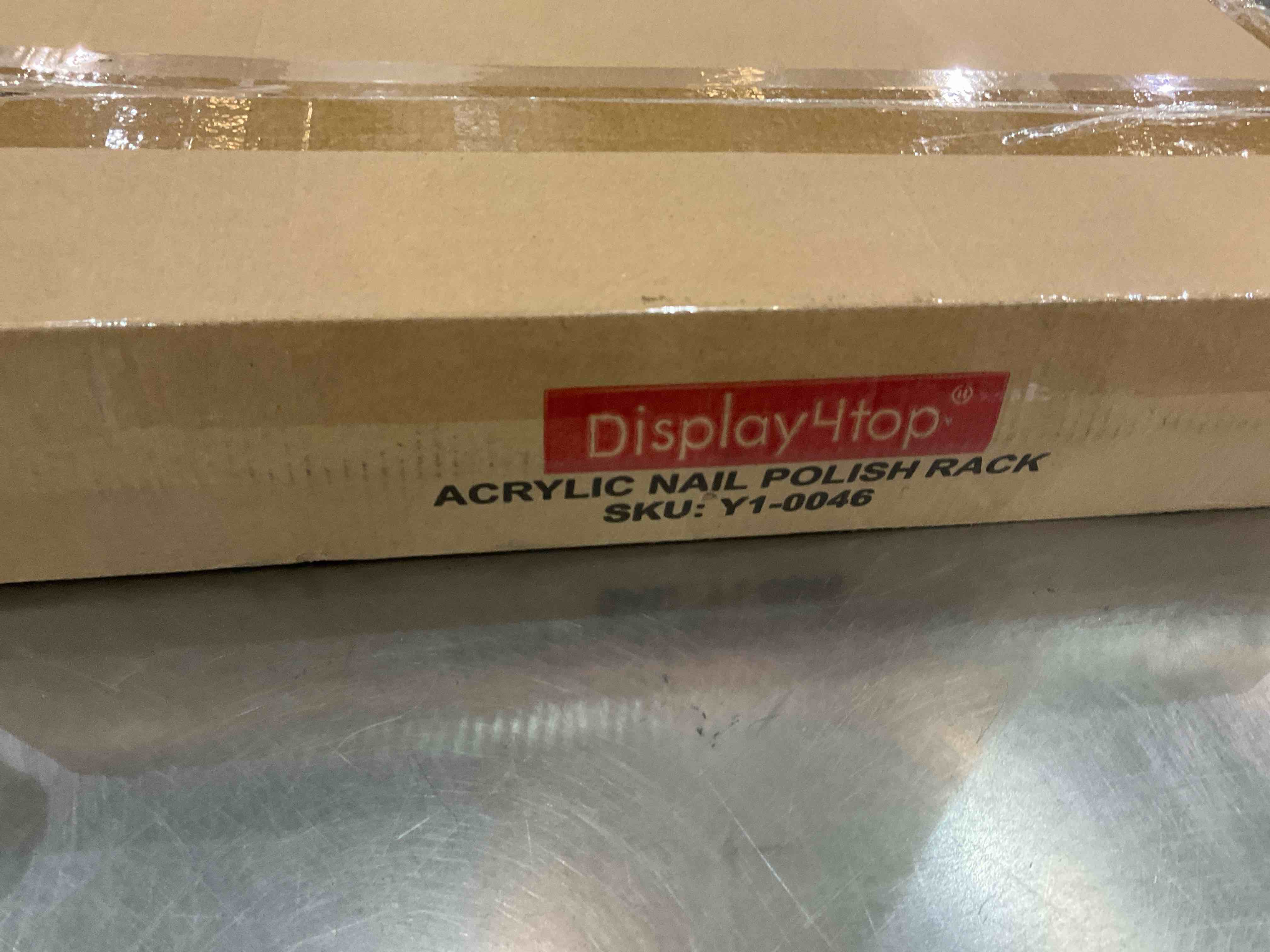 display4top 6 Pack Nail Polish Rack