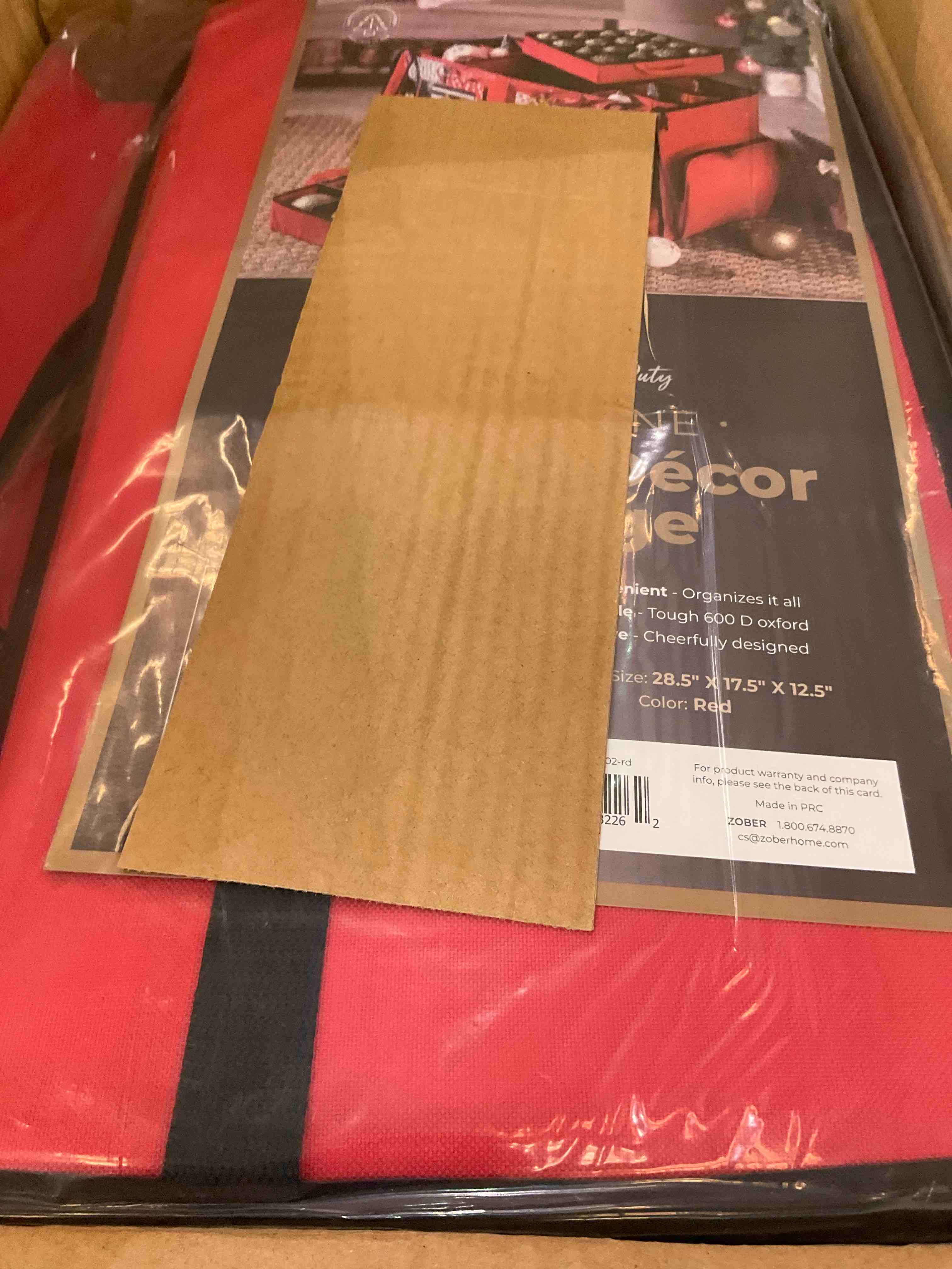 Super Rigid 2-in-1 Christmas Ornament Storage Box & Xmas Figurine Container - Easy Access Removable Trays, Keeps 73 Holiday Ornaments - Adjustable Extent Area for Figurines and Pockets for Decoration