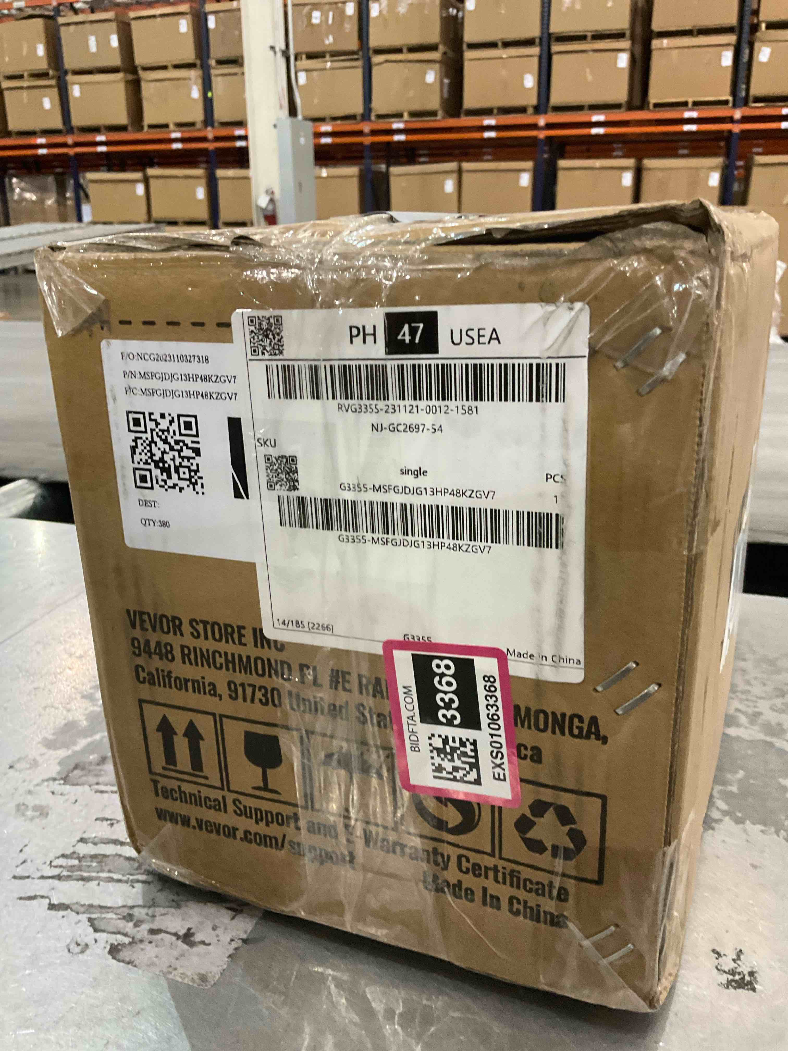 VEVOR 1/3HP Furnace Blower Motor, 110/120V 4.4Amps, 1075RPM 4 Speeds, CW/CCW Rotation, 48 Frame 5.2" Shaft Length, 5μF/370V Capacitor + 11" Hold Hoop