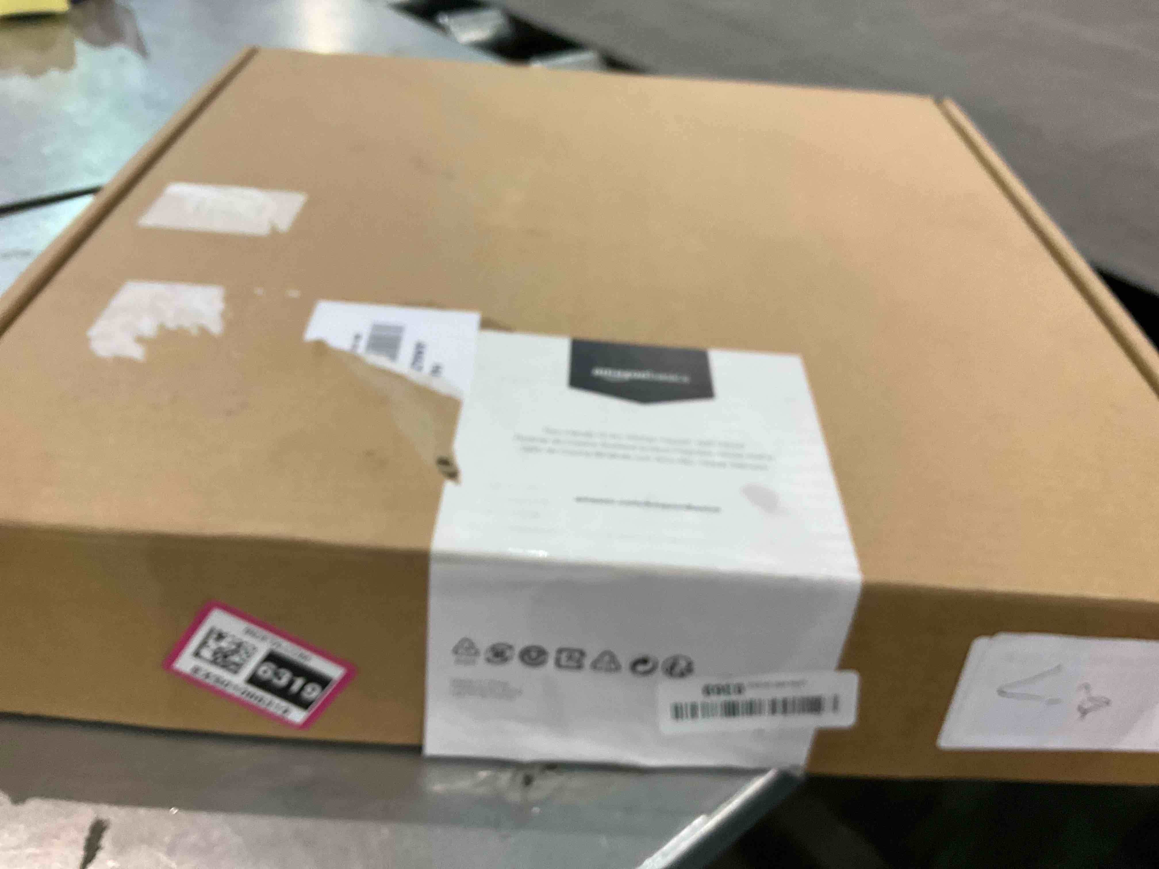 Amazon basics two handed Hi arch kitchen faucet nickel satin