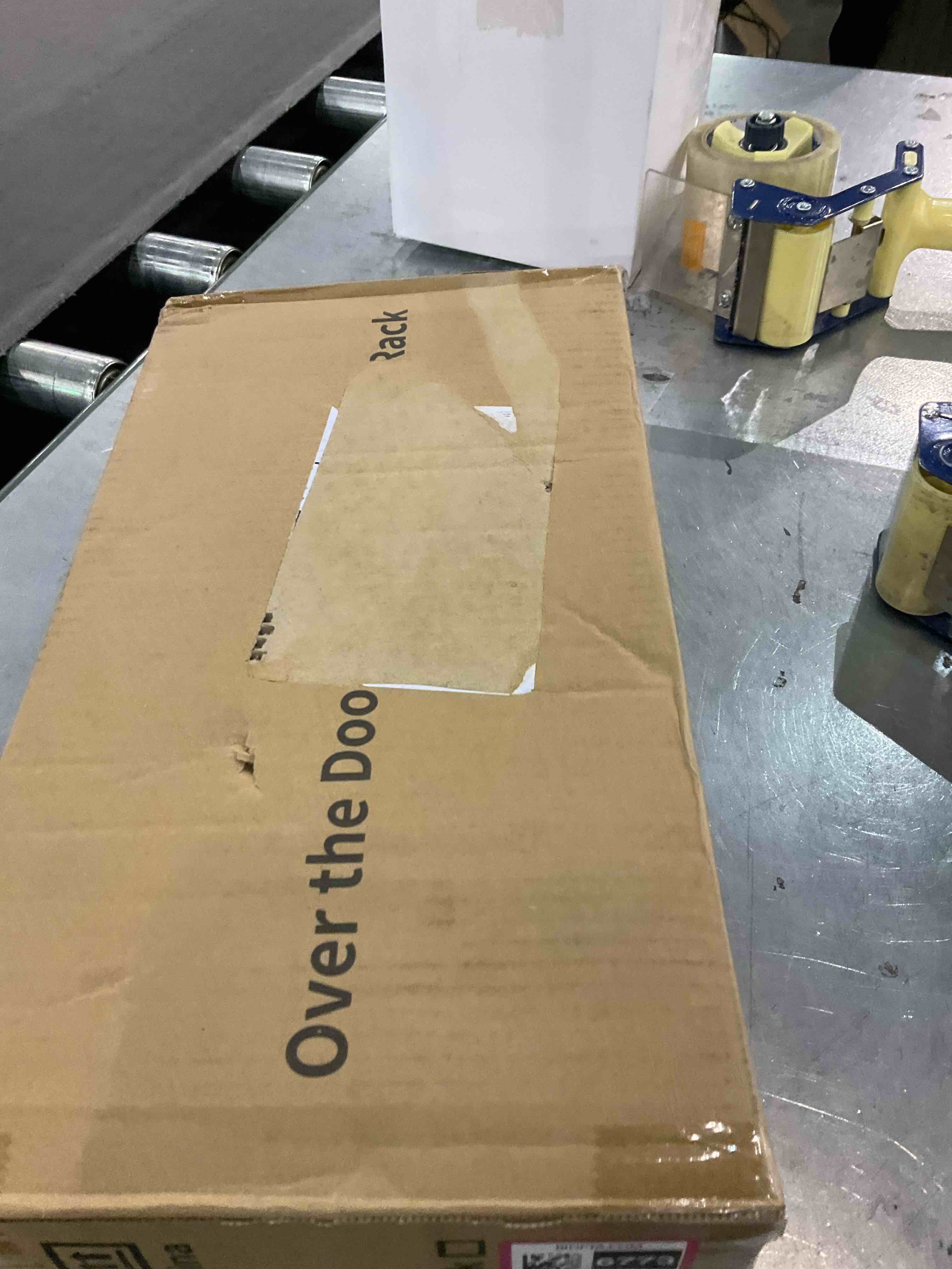 1Easylife Over the Door Pantry Organizer, 10-Tier Adjustable Baskets Pantry Organization, Metal Door Shelf with Detachable Frame, Space Saving Hanging Spice Rack for Kitchen Pantry Bathroom, Off White