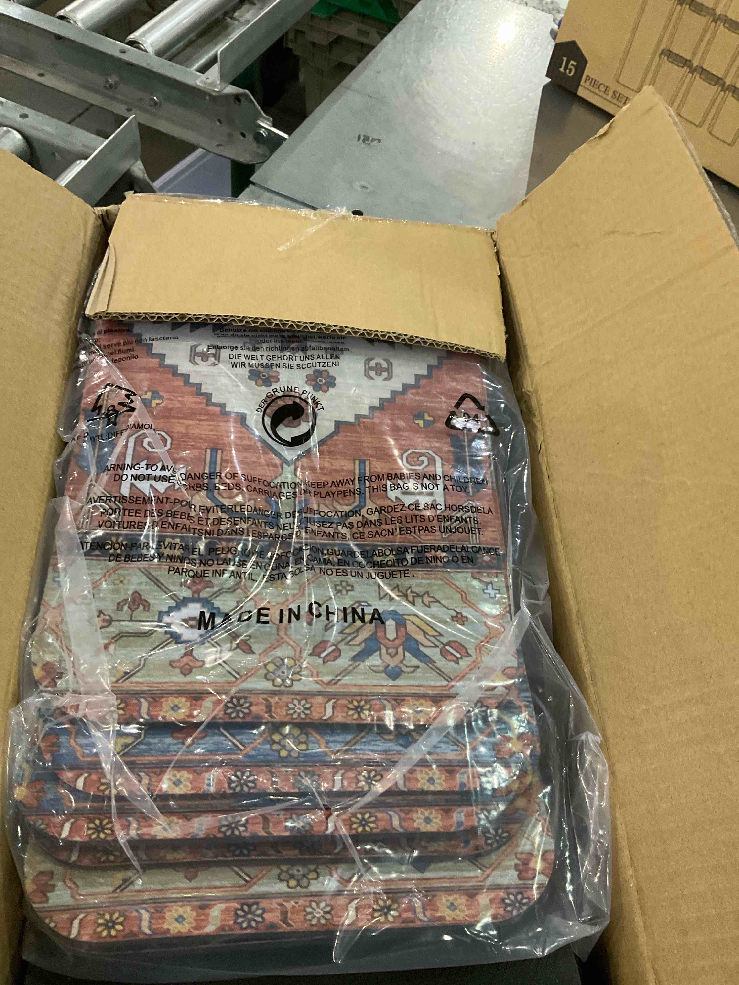 15 pcs carpet stair treads