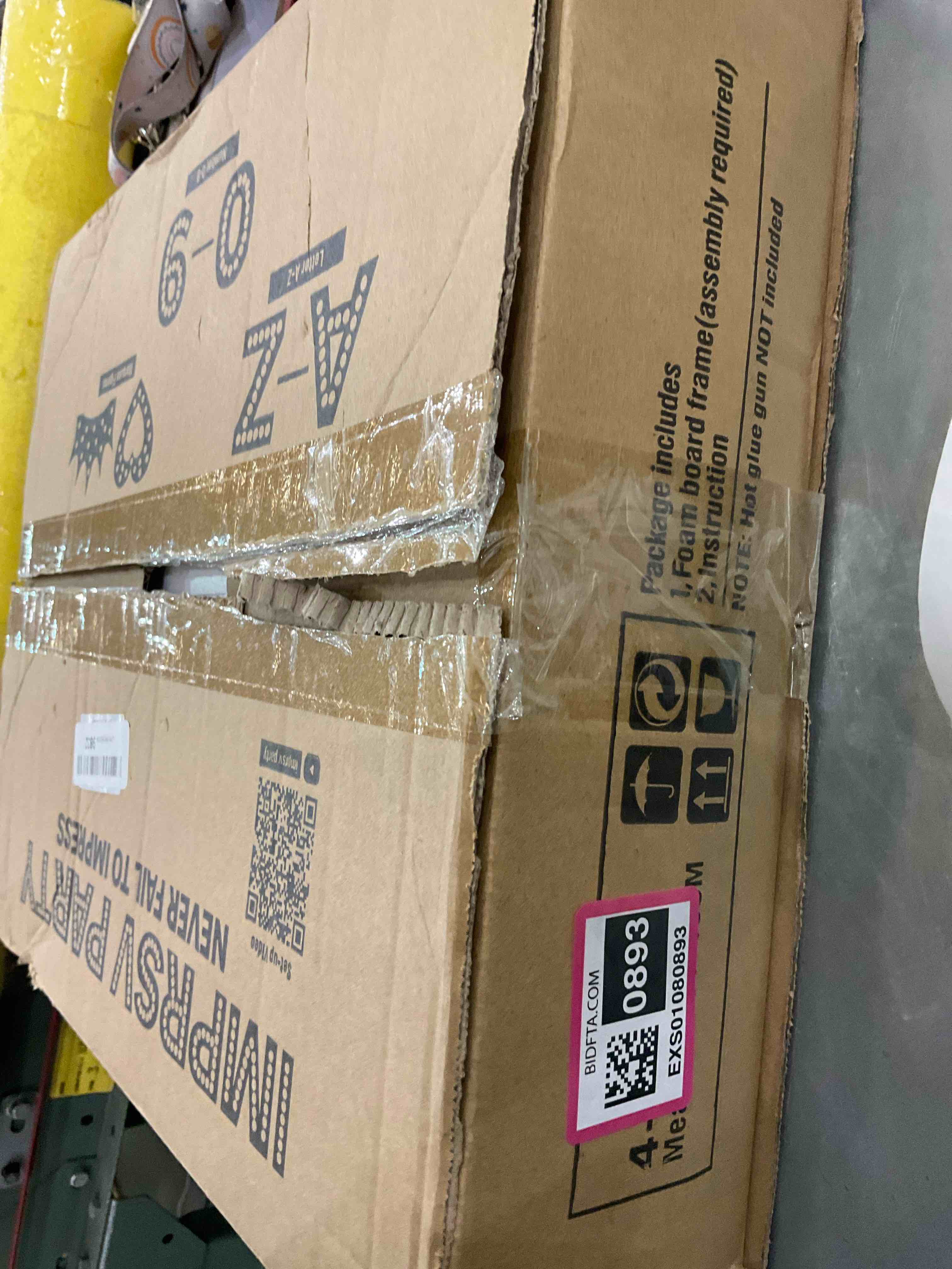 imprsv Marquee Light Up Letters, Mosaic Letters 4FT Marquee Letters for Baby Shower Engagement Graduation Party Decor, Large Marquee Letters for Party Decorations, Letter V (need to assemble)