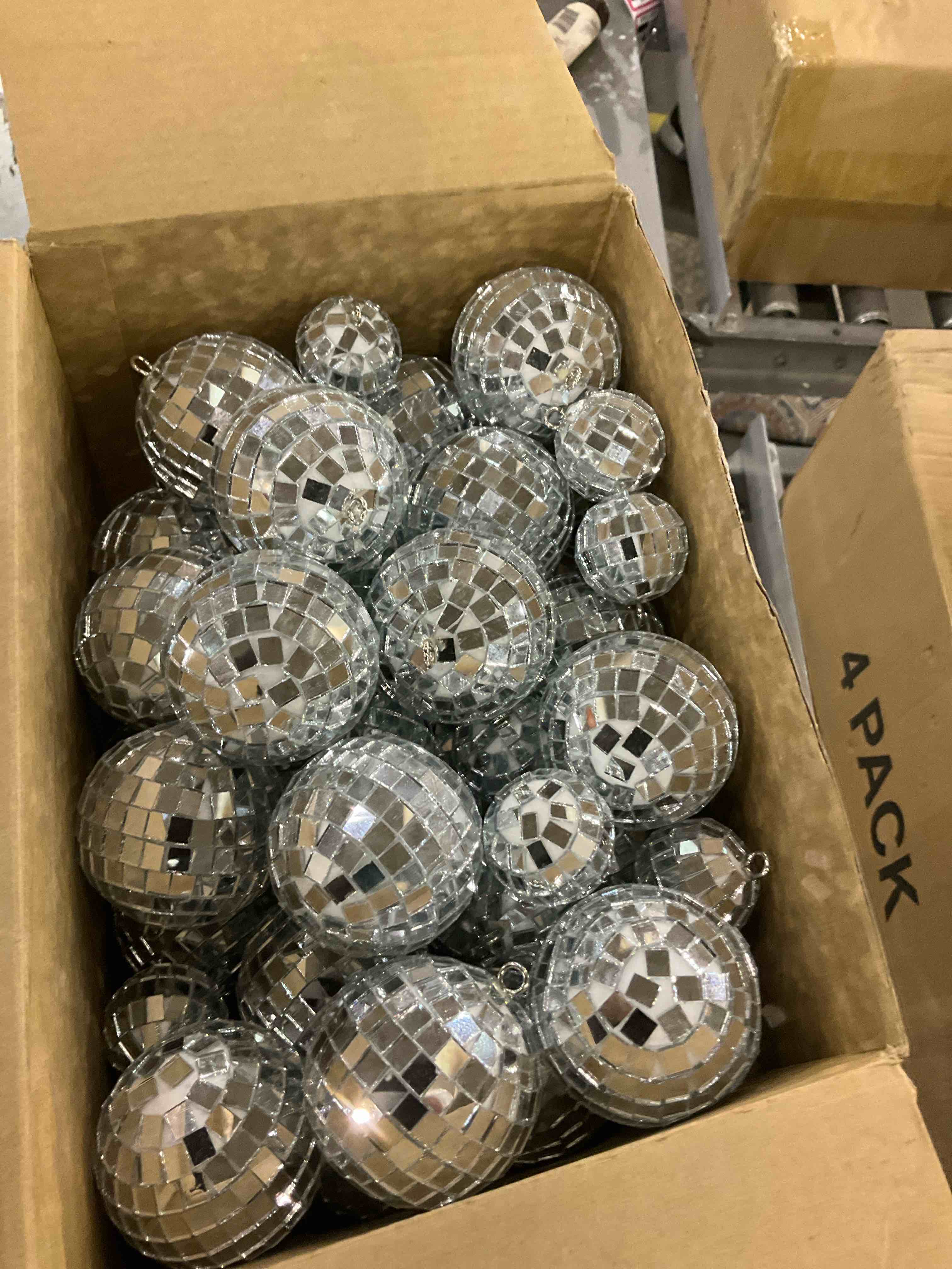 200 Pcs Disco Balls Ornament Mini Disco Balls Small Mirror Silver Hanging Decorations Reflective Disco Ball for 70s Disco Themed Party Christmas Tree Birthday Wedding (2, 1 Inch)