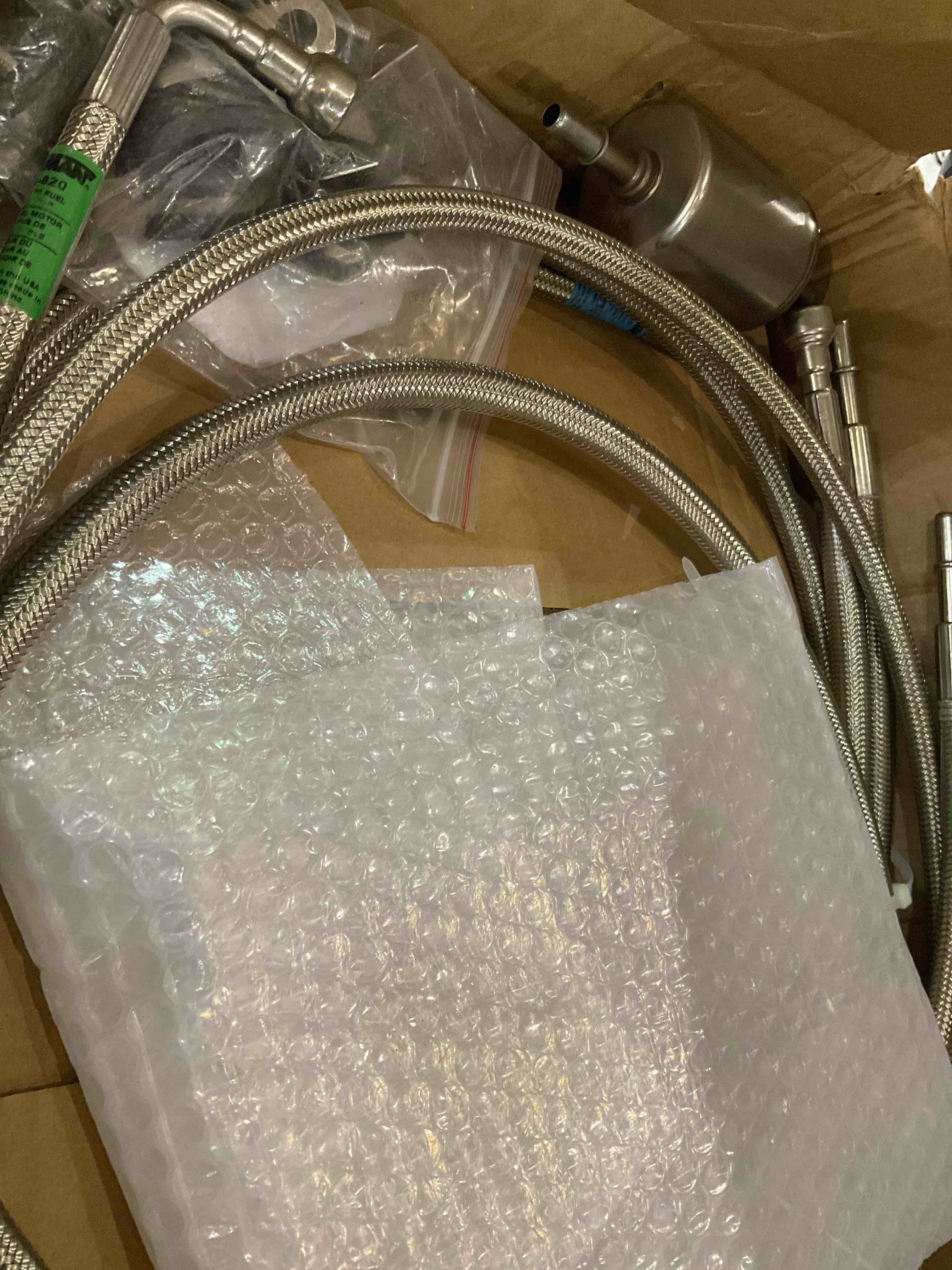 Dorman 819-820 Flexible Stainless Steel Braided Fuel Line Compatible with Select Chevrolet / GMC Models (OE FIX)