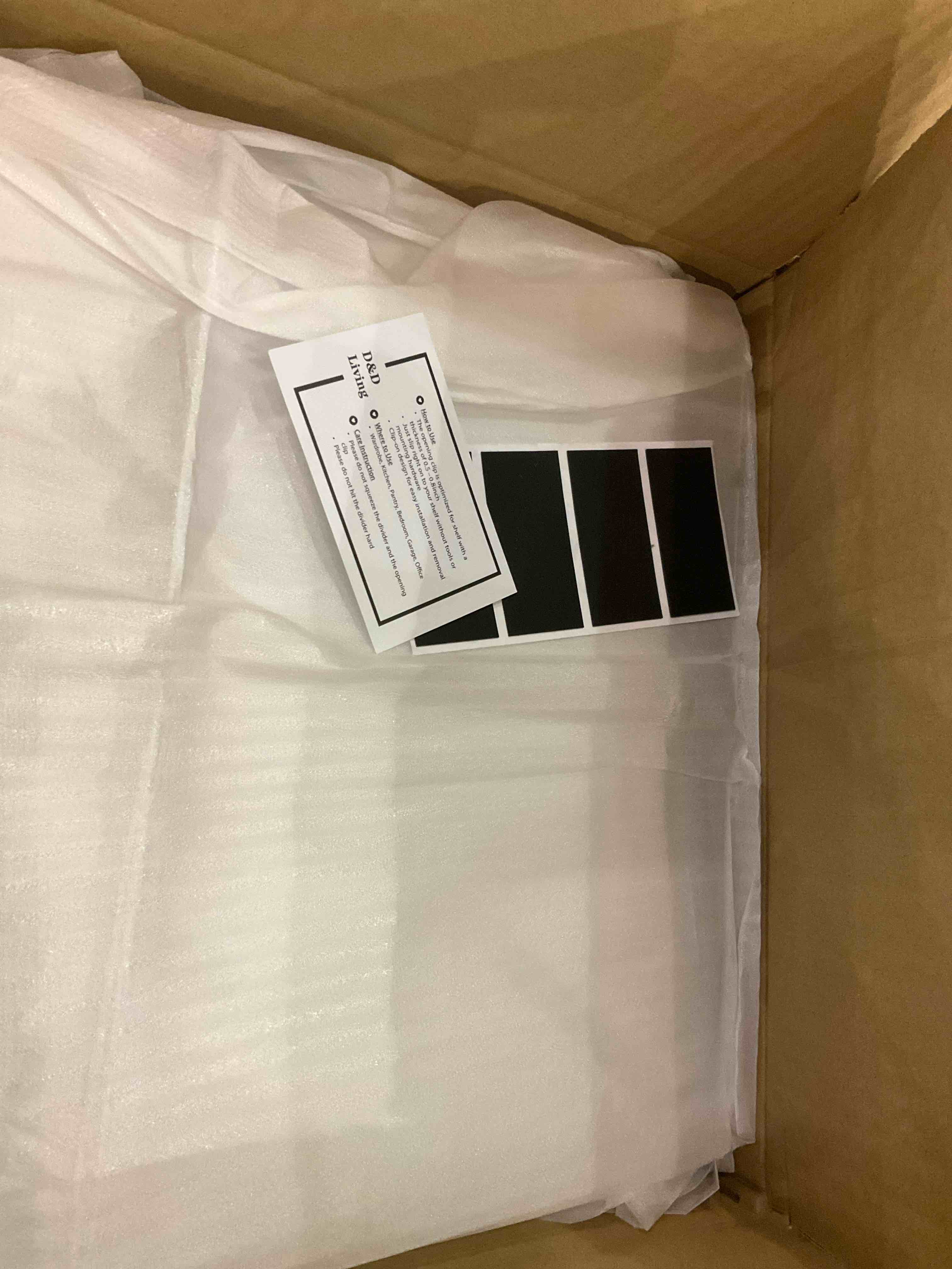 10 Pack Acrylic Shelf Dividers for Closet Organization - Clear Shelf Divider For Closet Shelf Organizer To Separate Clothes & Accessories Neatly. Perfect Closet Organizers and Storage Solution