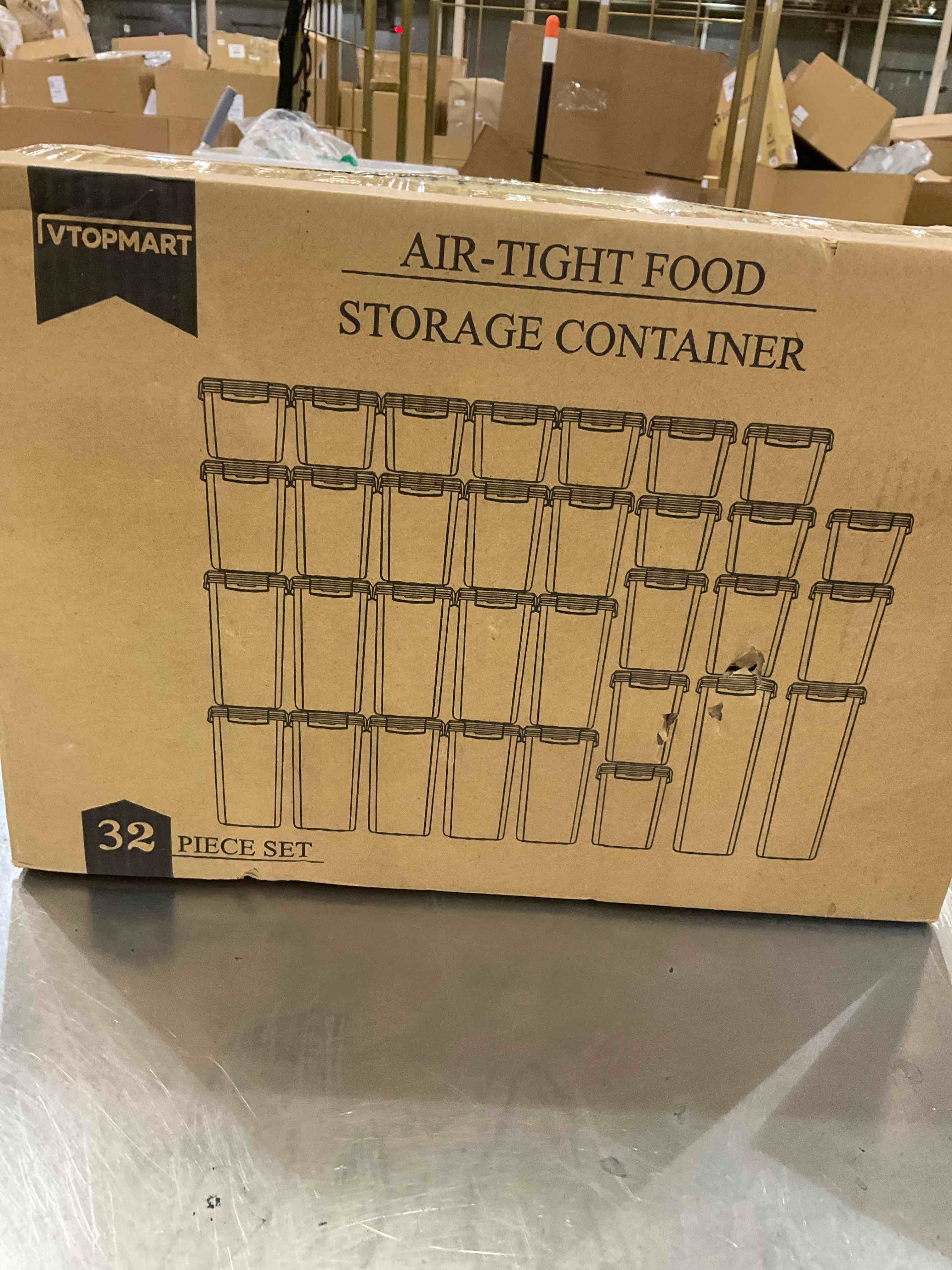 AIR-TIGHT FOOD STORAGE CONTAINER 32 PIECE SET