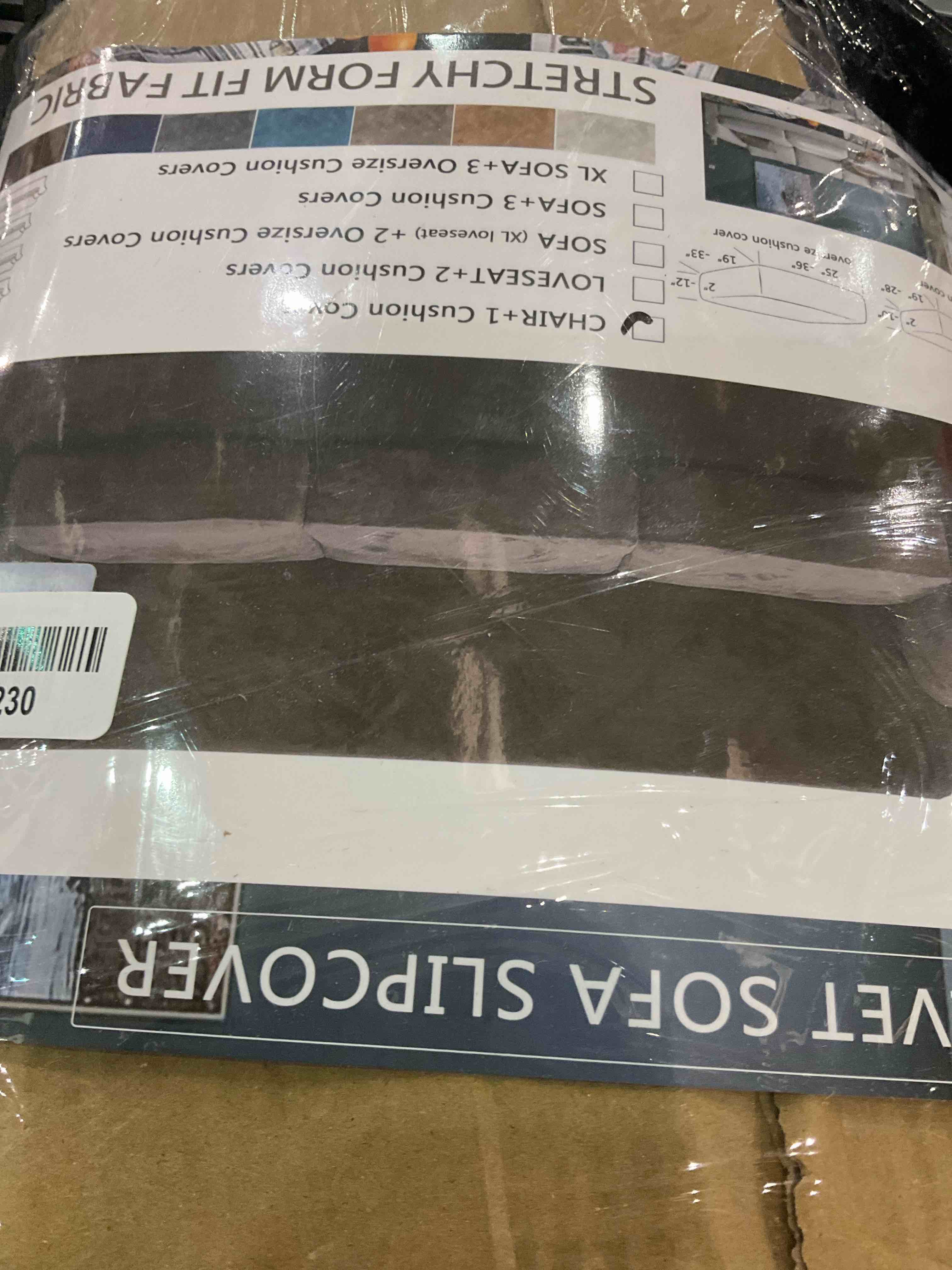 ZNSAYOTX Luxury Velvet Chair Slipcovers with Arms 2 Piece Stretch Chair Covers for Living Room Thick Soft Armchair Slipcover Anti Slip Dog Pet Friendly Furnitre Protector (Navy Blue, Chair)