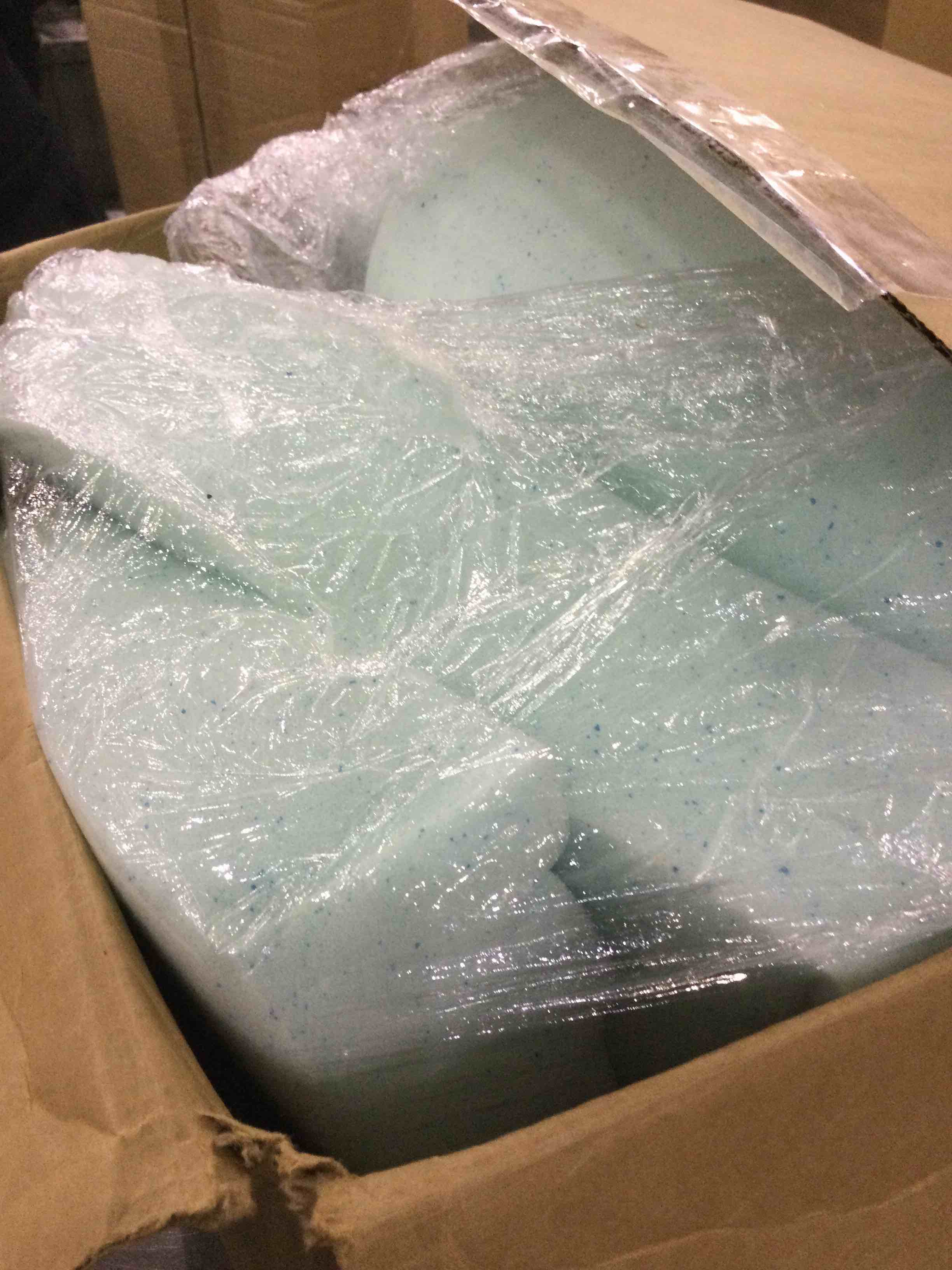 Serta ThermaGel Memory Foam Mattress Topper, King, Blue