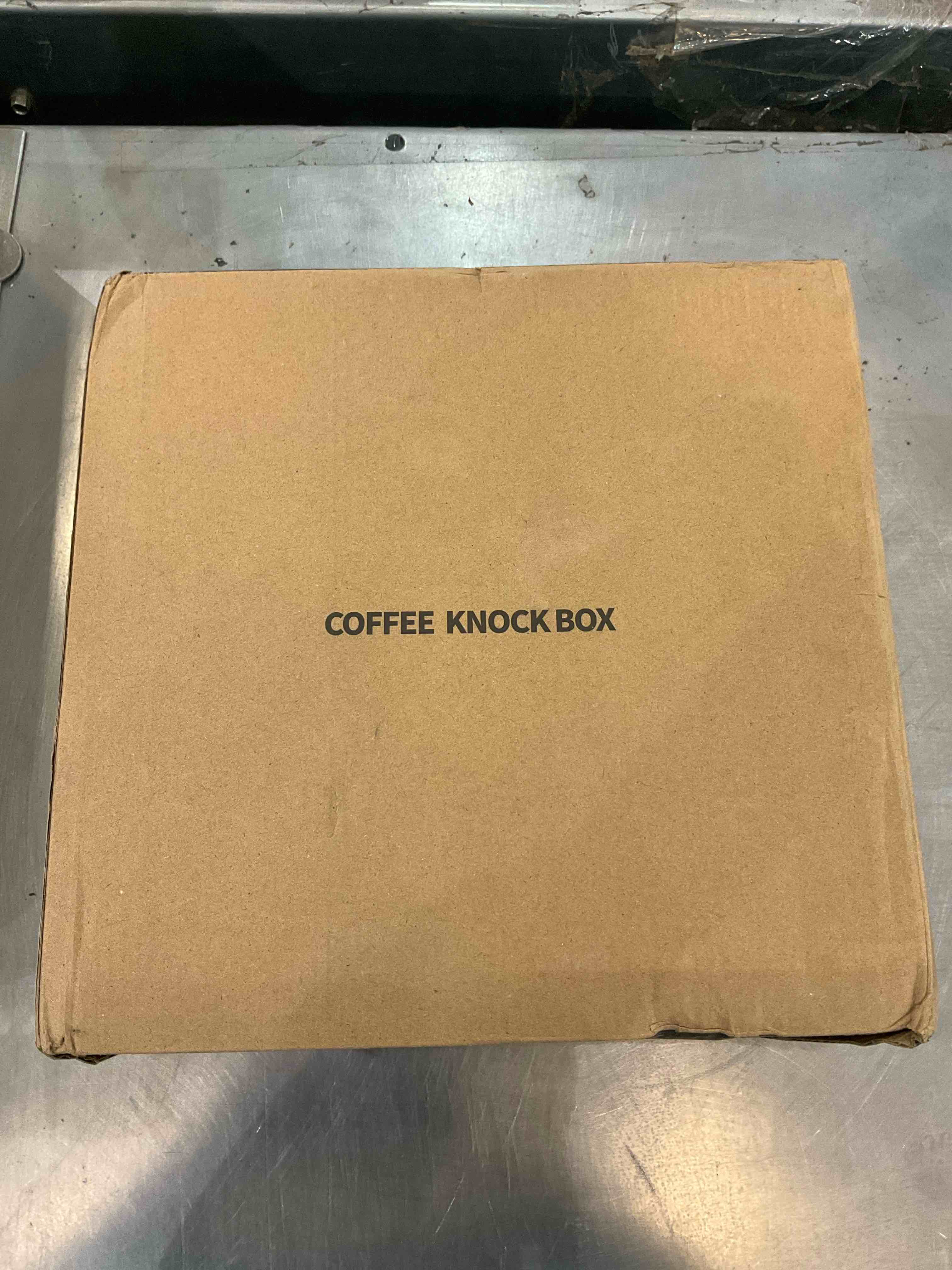 KNODOS Espresso Knock Box With 54mm Tamping Station Compatible With Breville Espresso Accessories/Adjustable Portafilter Height, Detachable Large Capacity Espresso Dump Bin Coffee Organizer