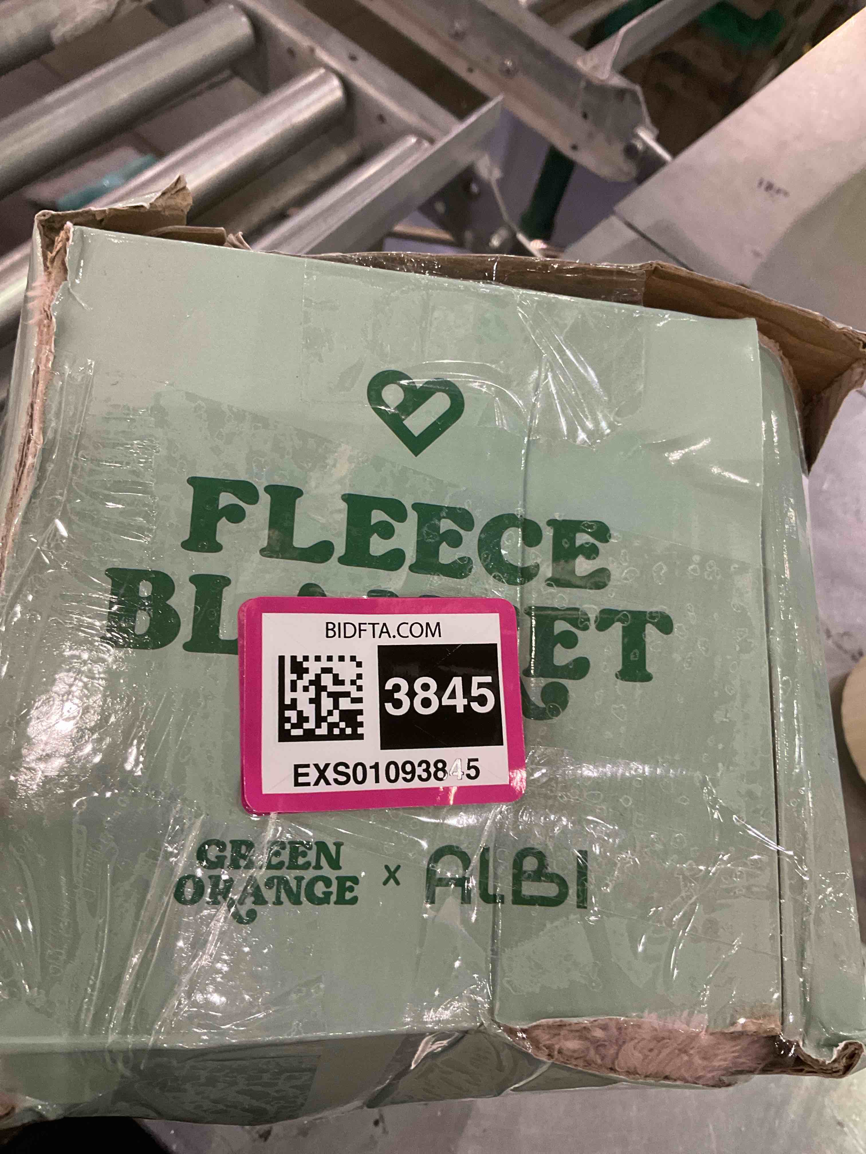 albi throw pink 60x80 new