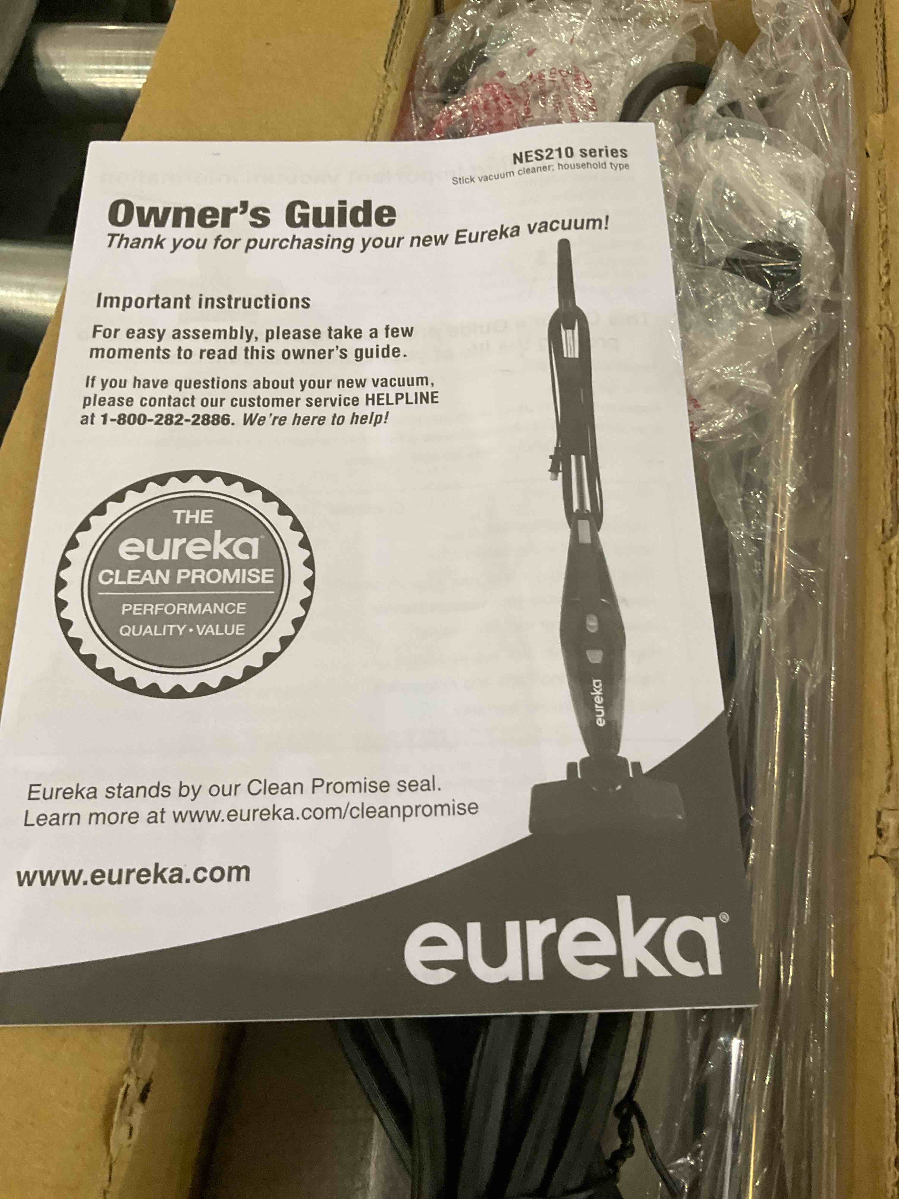 eureka Blaze Stick Vacuum Cleaner, Powerful Suction 3-in-1 Small Handheld Vac with Filter for Hard Floor Lightweight Upright Home Pet Hair, 1-(Pack), Blue