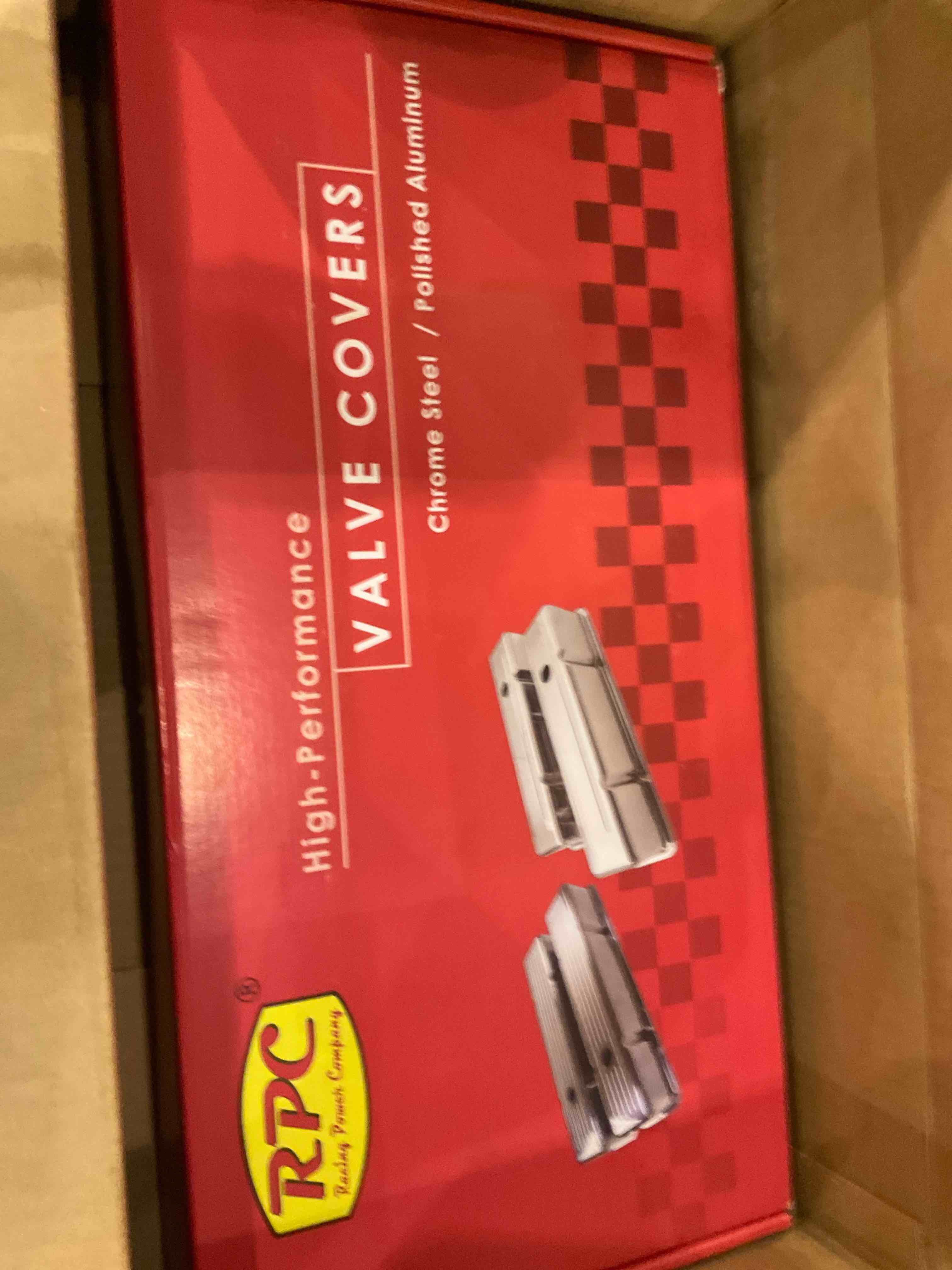 Racing Power Company R9518RAW Short Steel Unplated OEM Style Valve Cover for Small Block Chevy