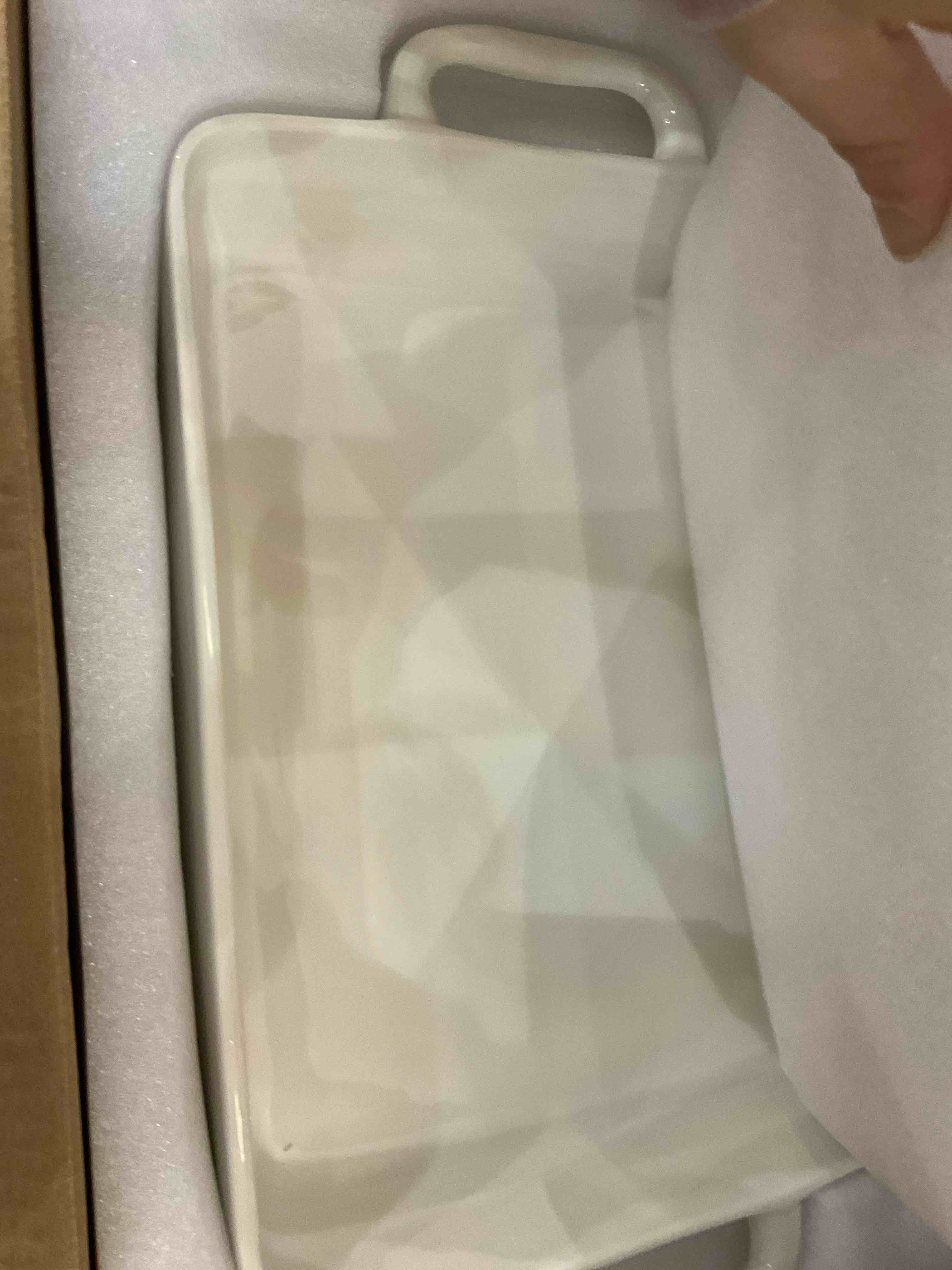 Baking Pan Rectangular, Oven Dish Baking Tray, Heavy Duty Ceramic Pans for Cake, Lasagna, Banquet and Daily Use, 3.6 Quart High Capacity