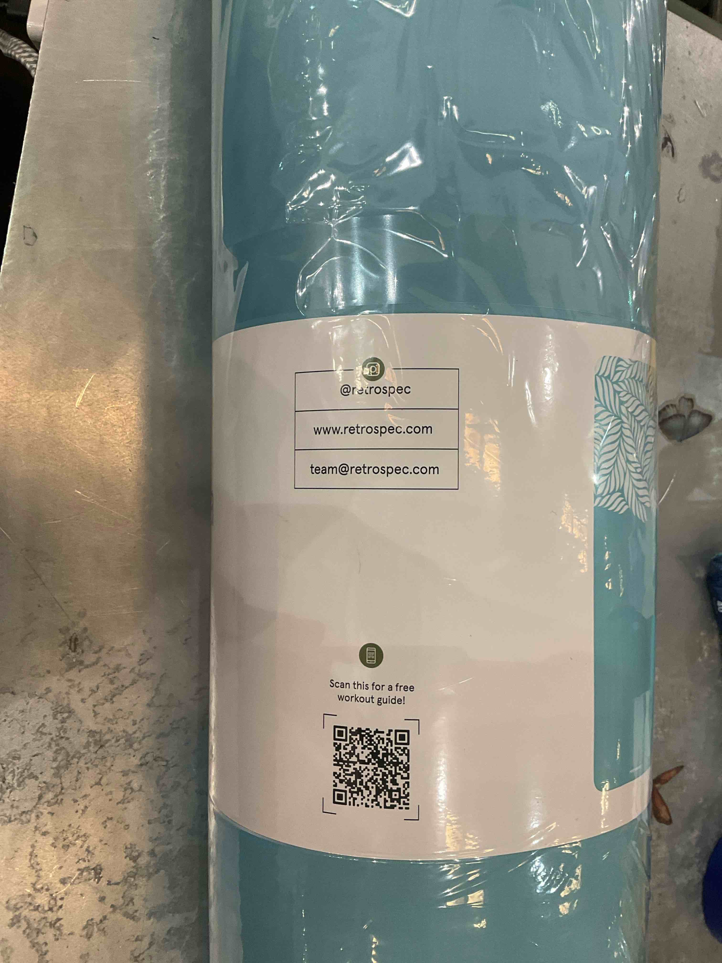 Retrospec Solana Yoga Mat 1/2" Thick w/Nylon Strap for Men & Women - Non Slip Excercise Mat for Yoga, Pilates, Stretching, Floor & Fitness Workouts, Blue Lagoon