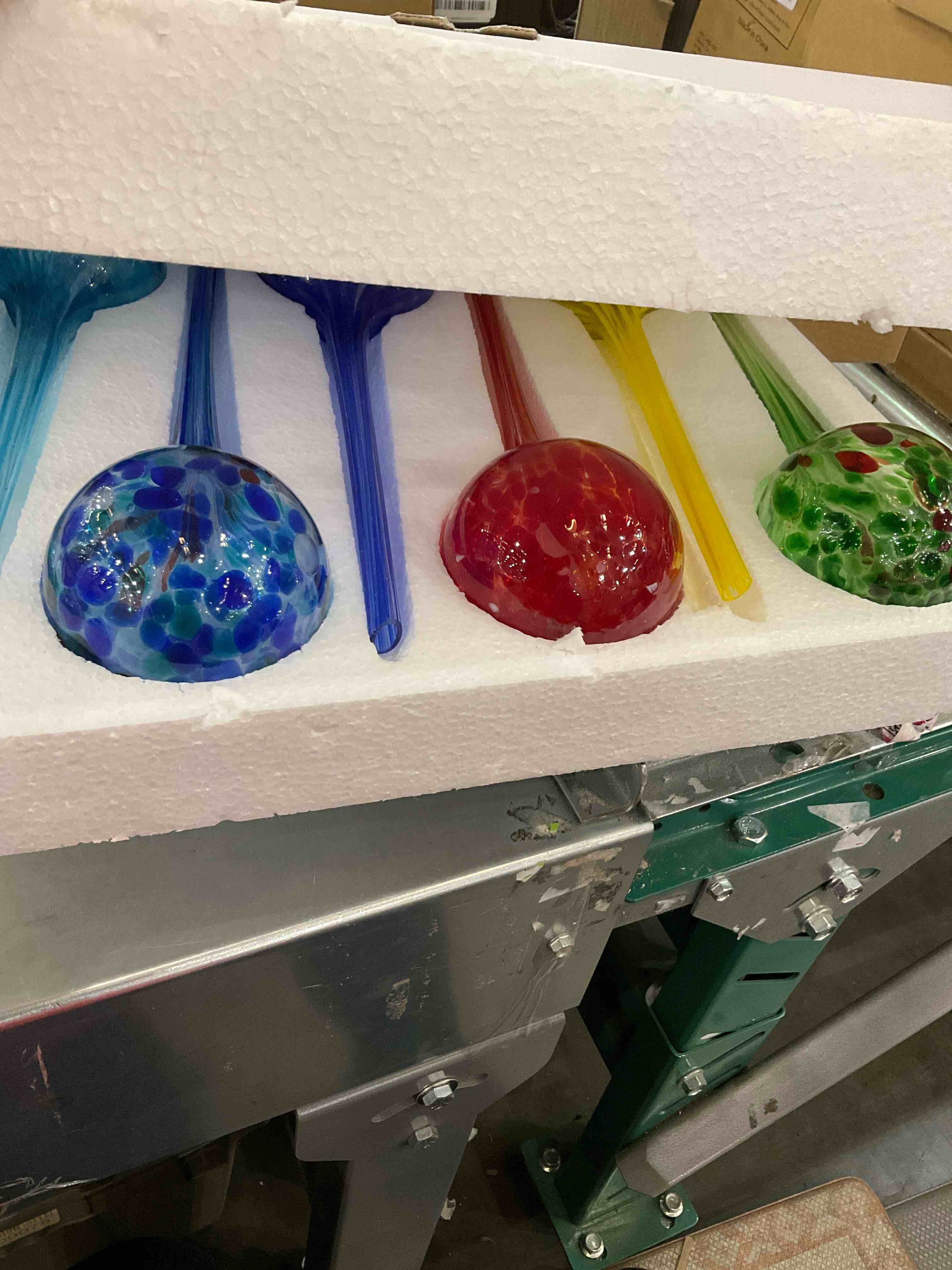 Besti Large Self Watering Globes for Plants (6-Pack) Waters Greenery Up to 2 Weeks Hands Free | Durable, Multicolored Glass Craftsmanship | Indoor and Outdoor Use