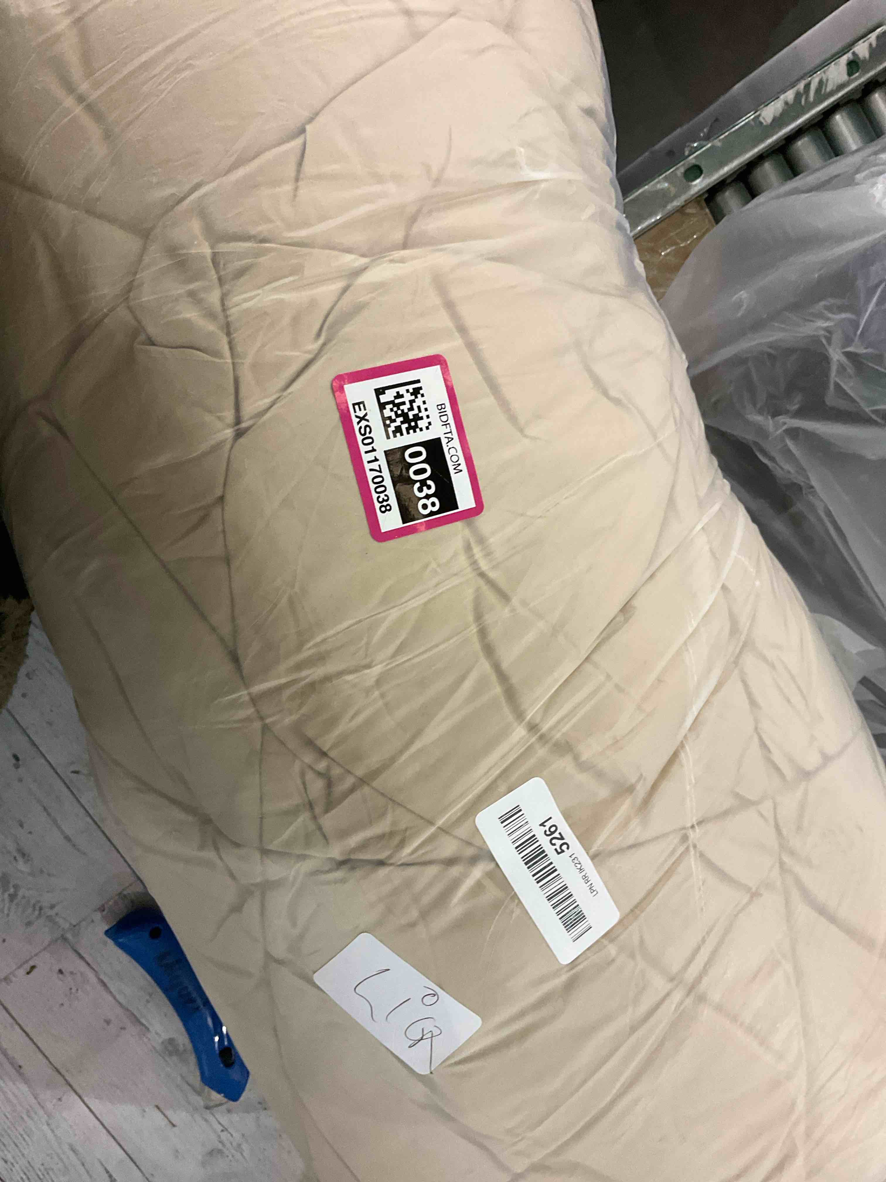 downluxe Lightweight Solid Comforter Set (King) with 2 Pillow Shams - 3-Piece Set - Brown and Tan - Down Alternative Reversible Comforter