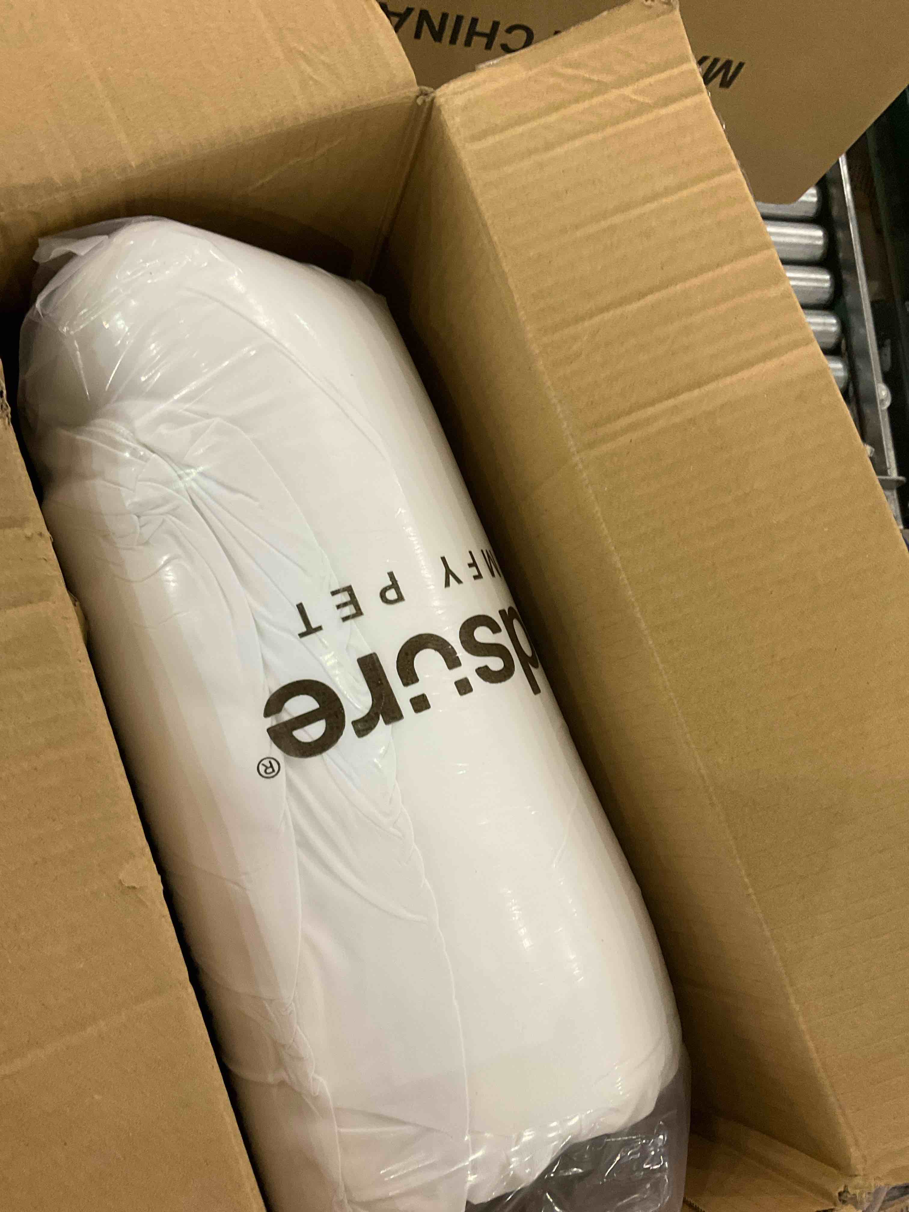 BEDSURE Orthopedic Dog Bed for Medium Dogs - Waterproof Dog Bed Medium, Foam Sofa with Removable Washable Cover, Waterproof Lining and Nonskid Bottom Couch, Pet Bed, Brown