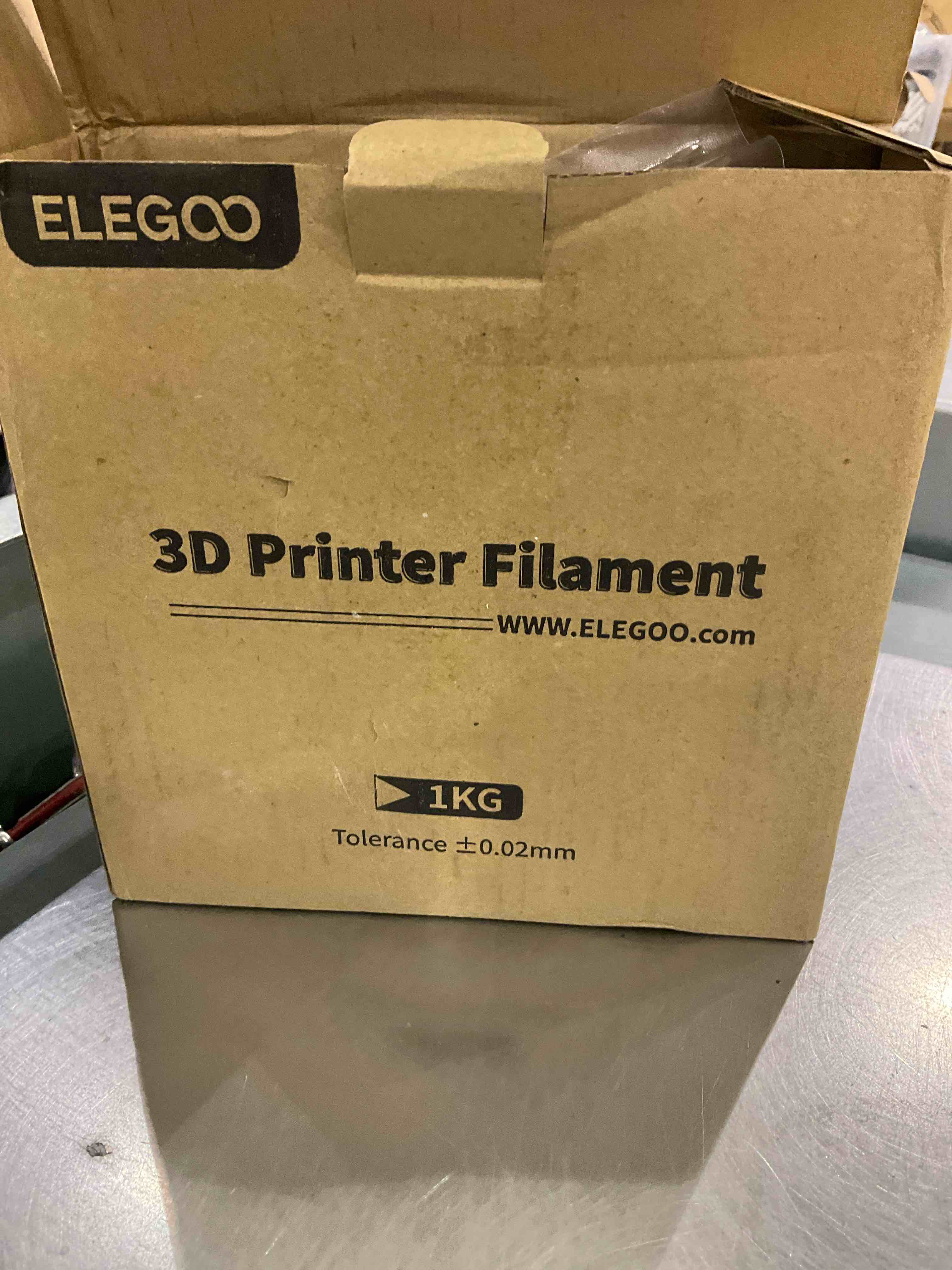 ELEGOO ASA Filament 1.75mm Black 1KG, UV & Weather Resistant 3D Printer Filament Perfect for Outdoor Functional Parts, Dimensional Accuracy +/- 0.02mm, 1kg Spool (2.2lbs)