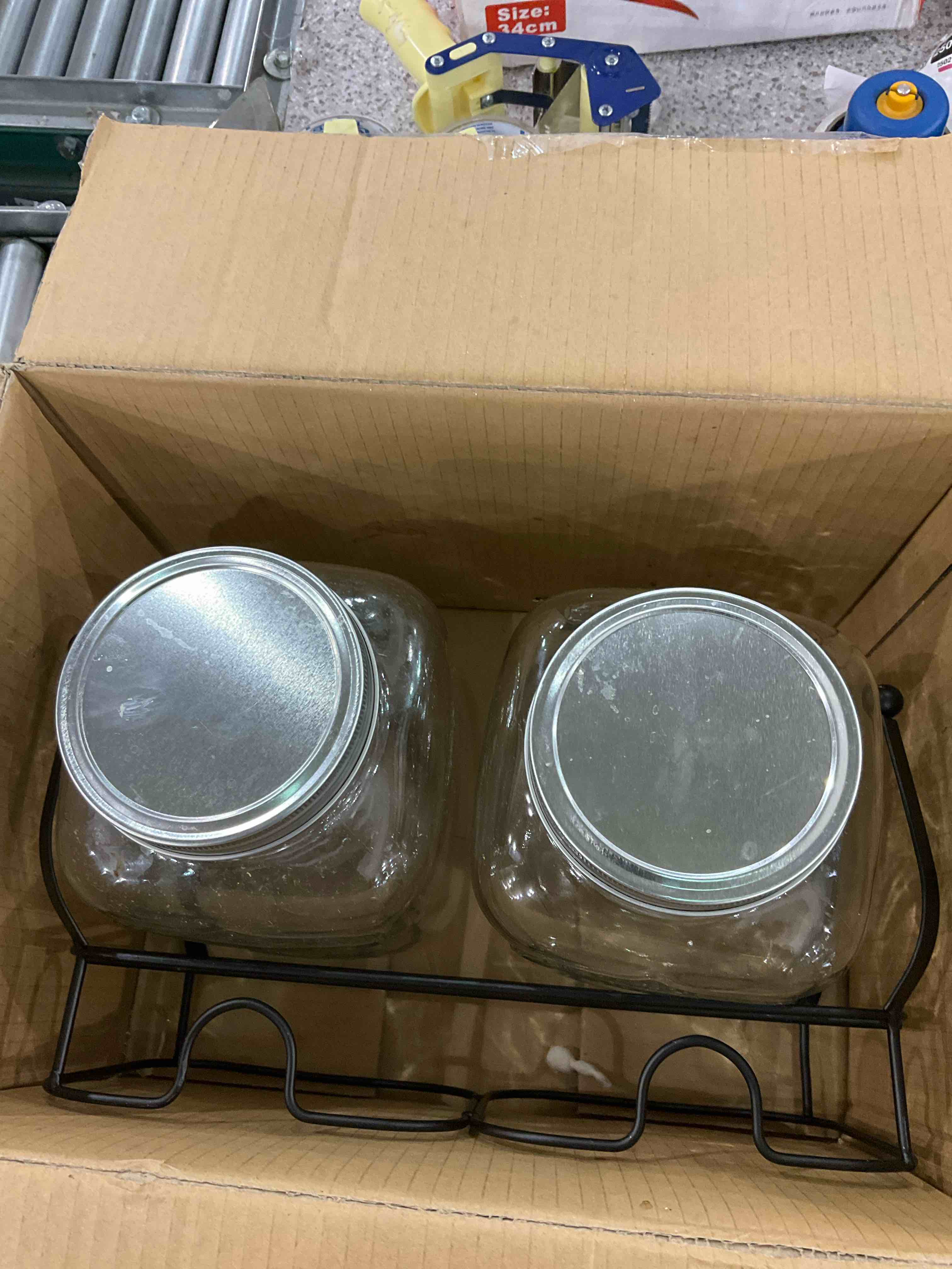 1 gallon Yorkshire glassware  2 pack 