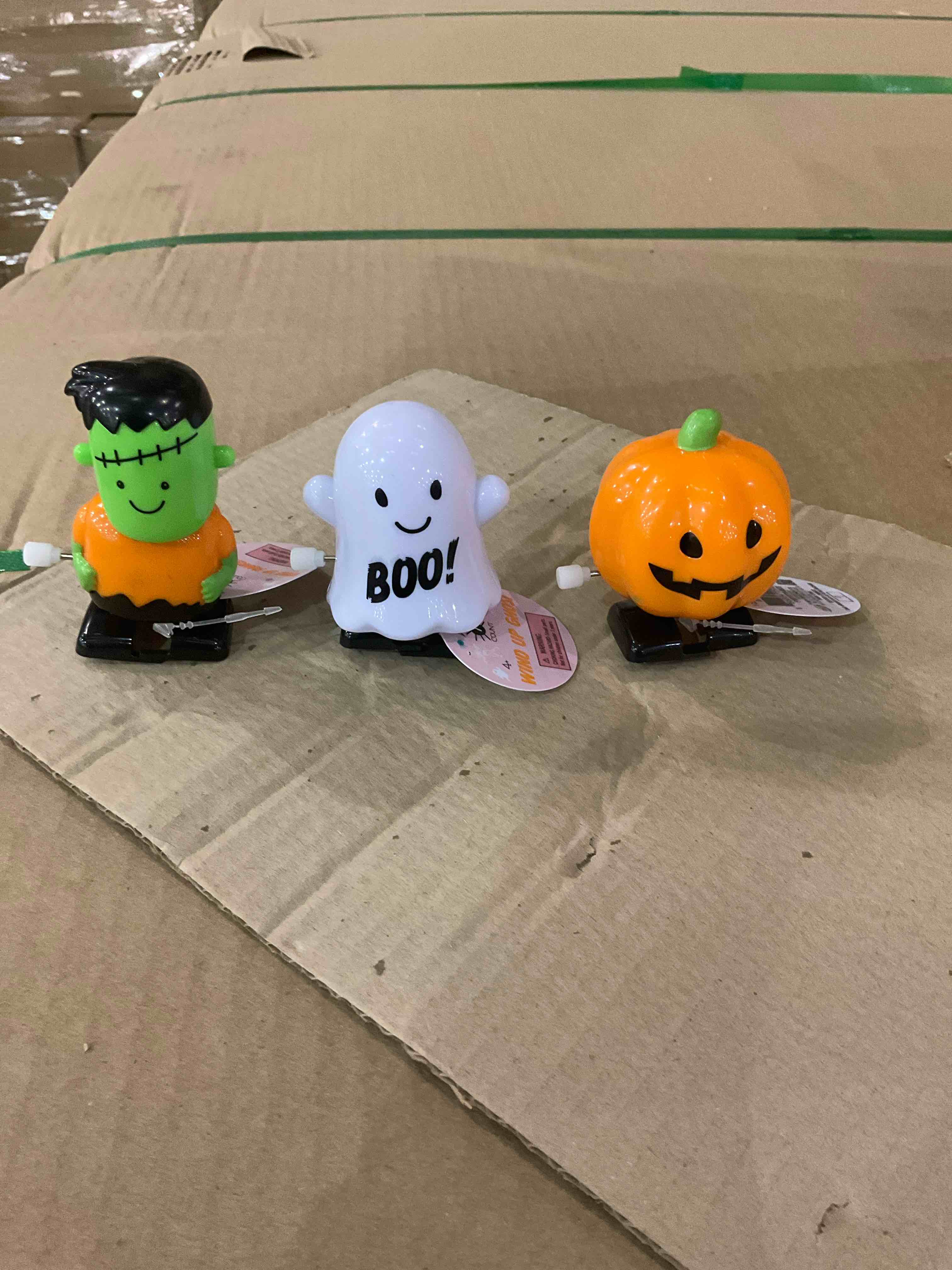 wind up ghost,pumpkin and Frankenstein 