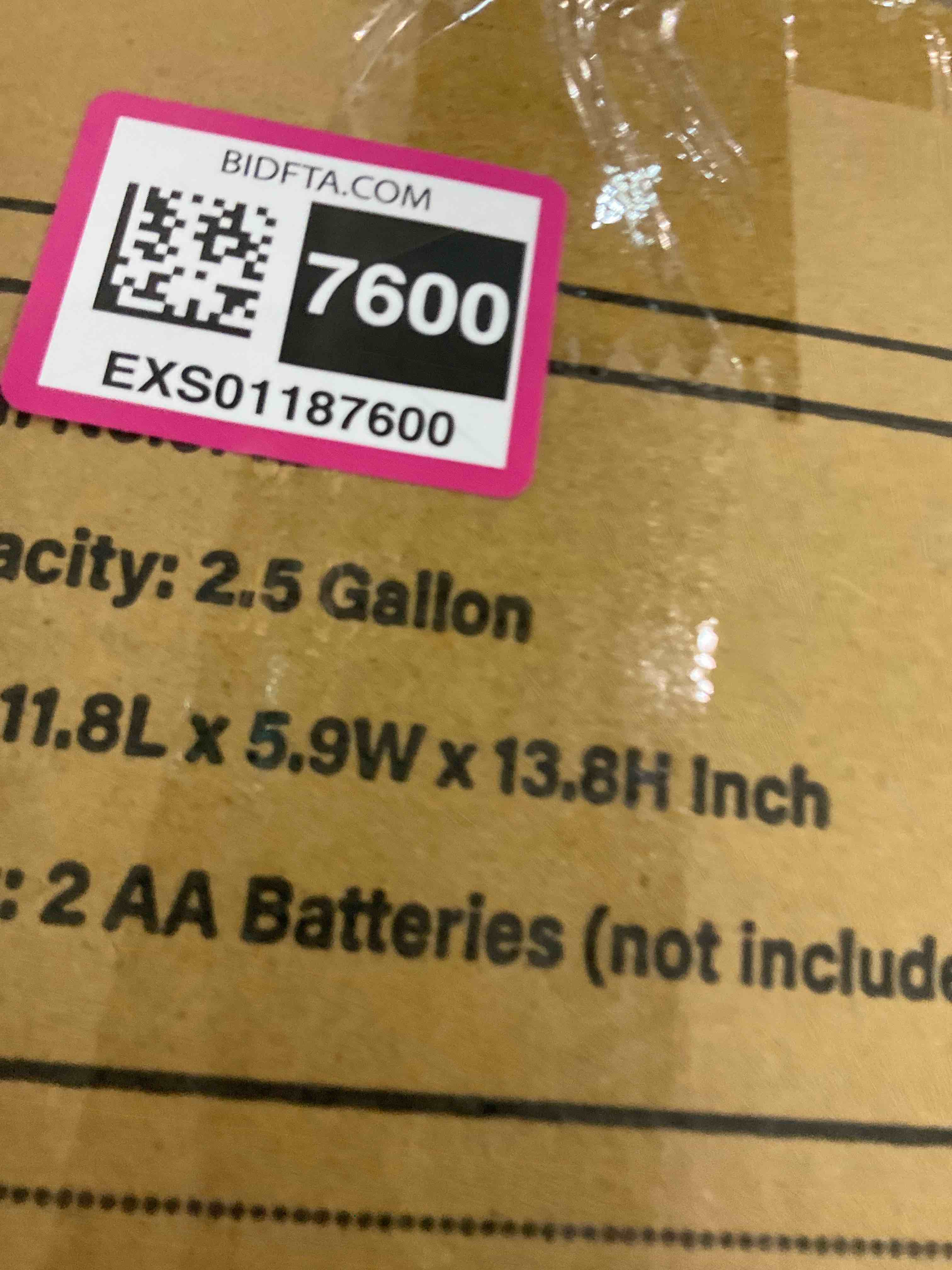 Bathroom Slim Plastic Trash Can with Toilet Brush-ELPHECO-2.5 Gallon Waterproof Smart Garbage can with lid Motion Sensor Waste Bin Automatic Garbage Bin for Bathroom(Grey)