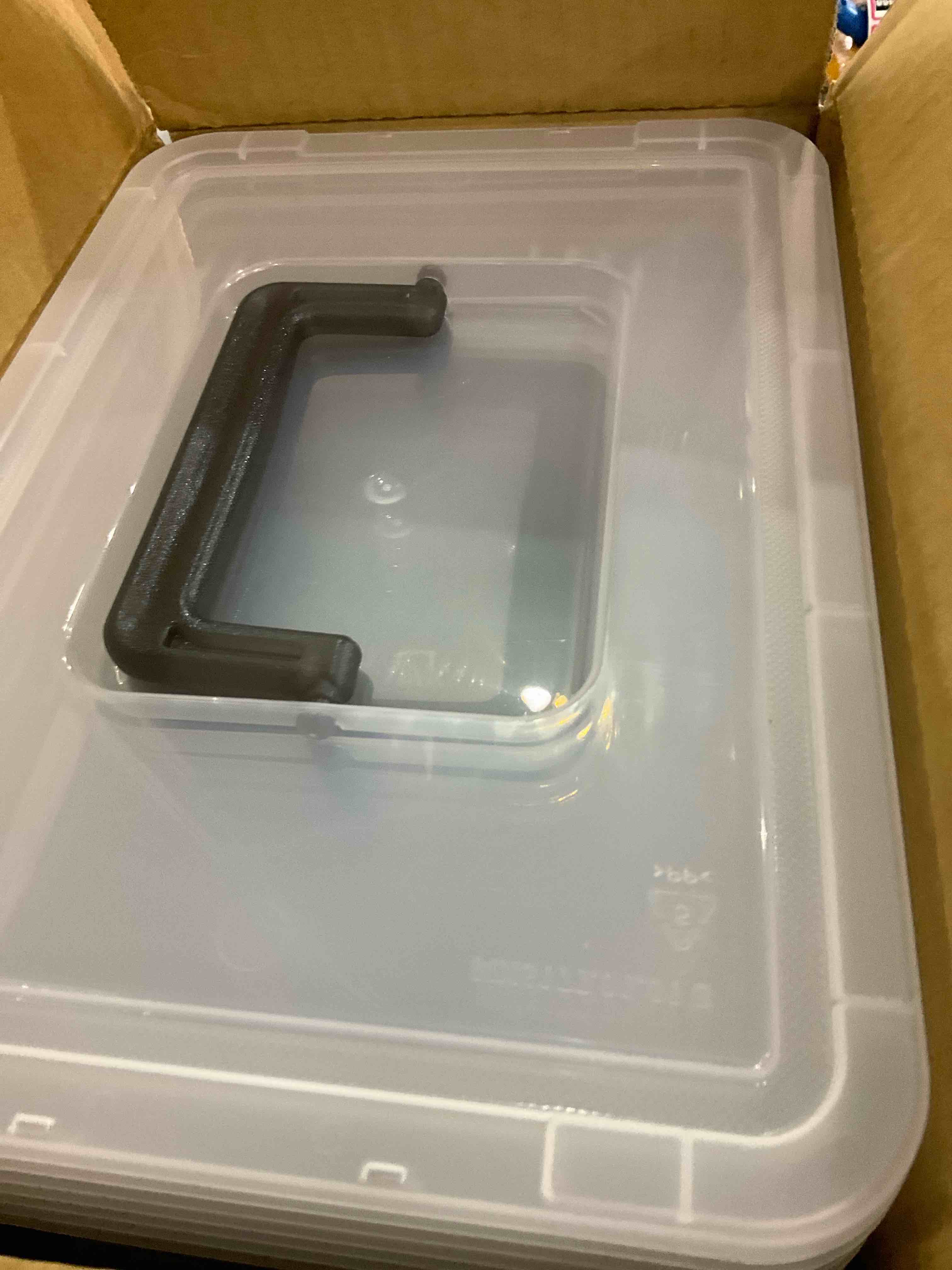 Citylife 8 Packs 5.3 QT Plastic Storage Bins with Latching Lids Clear Storage Box with Handle Stackable Storage Containers for Organizing Toys, Crafts, Lego, Tools