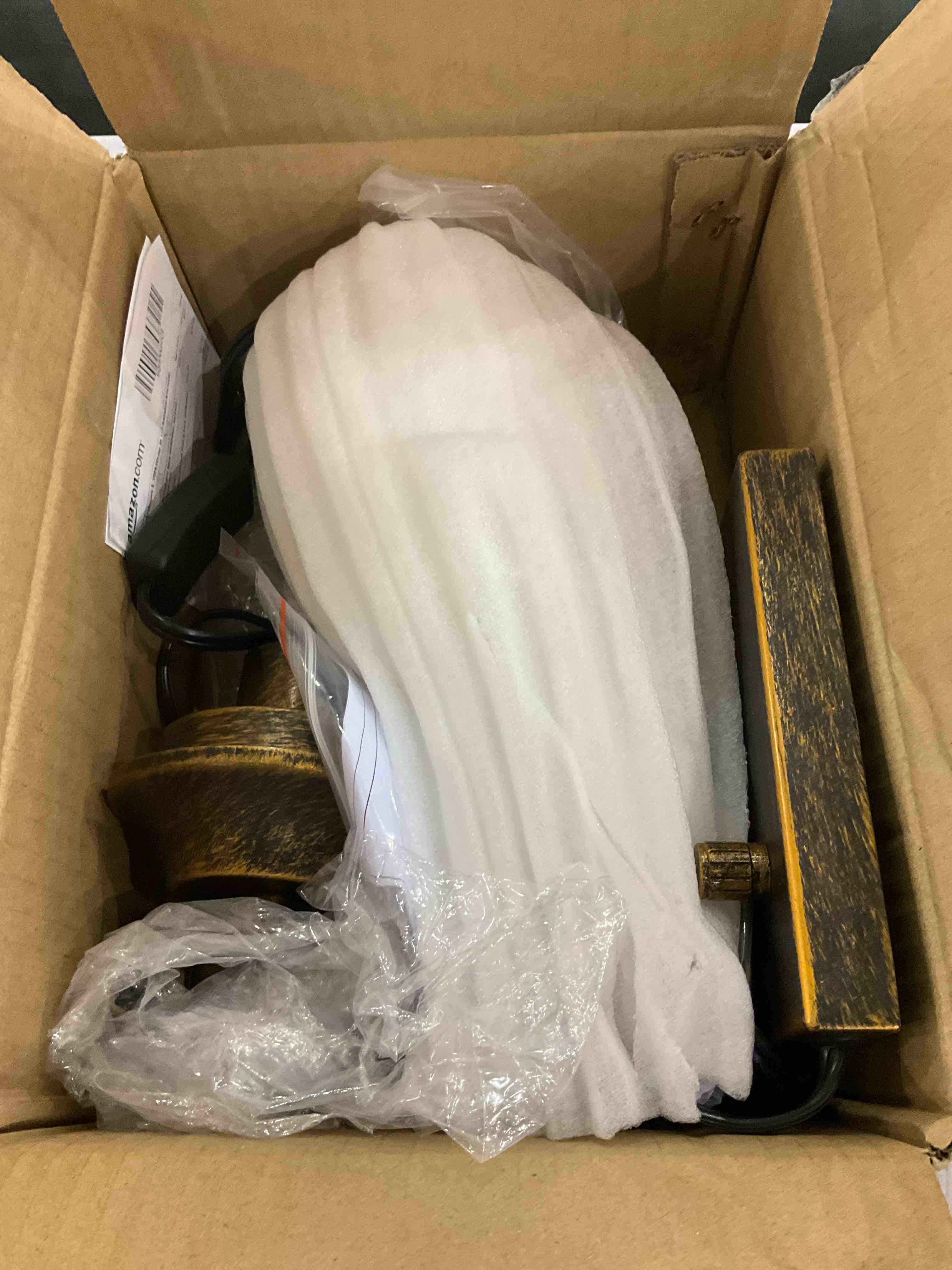 Wall Lights for Bedroom,2-in-1 Oil Rubbed Bronze Farmhouse Lamp Rustic Wall Sconces,Industrial Wall Light Fixtures with Amber Glass,Indoor Vintage Bedside Wall Lighting for Living Room Bathroom,1 Pack