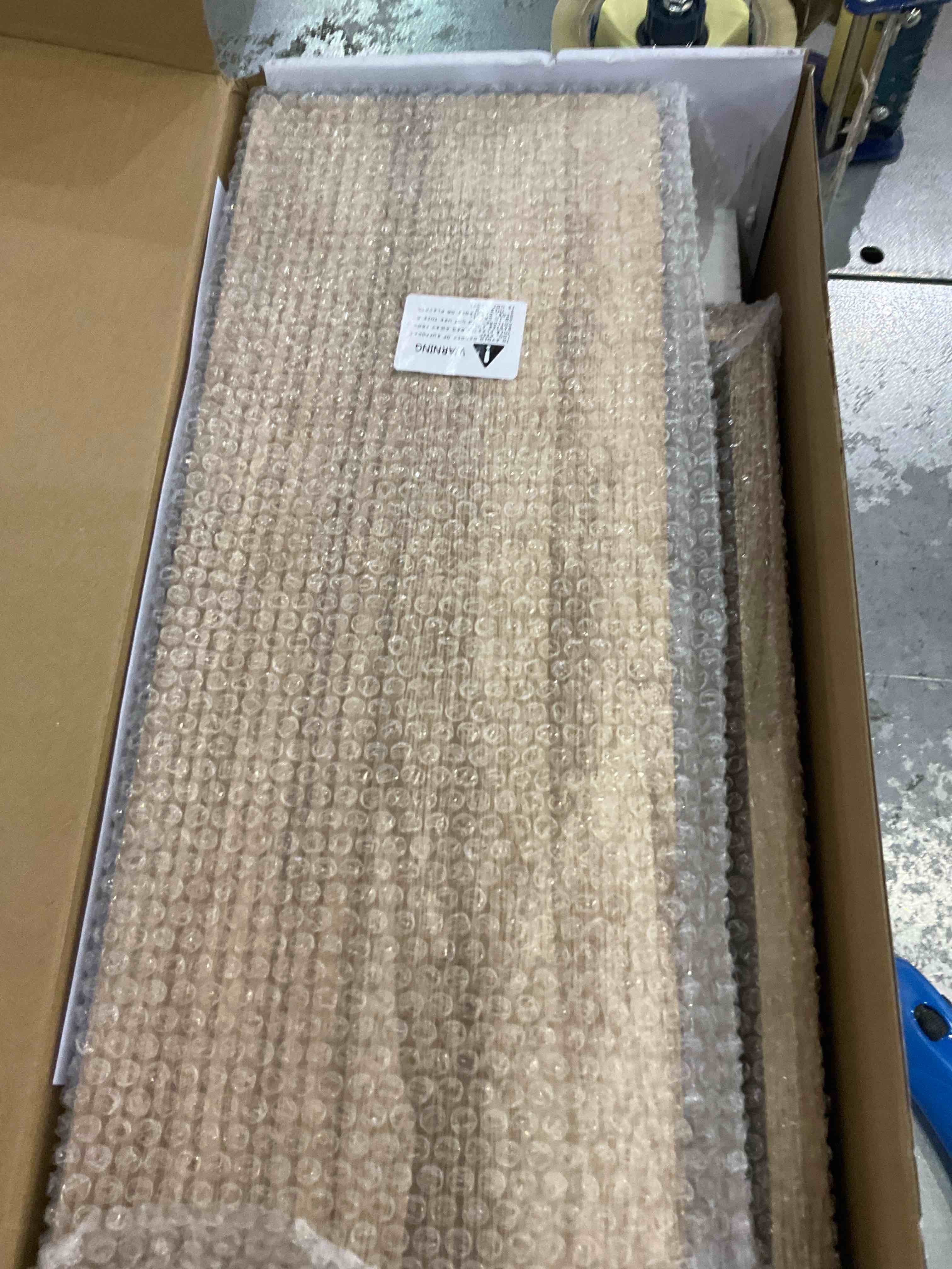 RICHER HOUSE Floating Shelves for Wall, Boho Macrame Hanging Wall Décor, Rustic Wall Shelves with Farmhouse Toilet Paper Storage Box, Wall Mount Bathroom Shelves Over Toilet - Carbonized Black