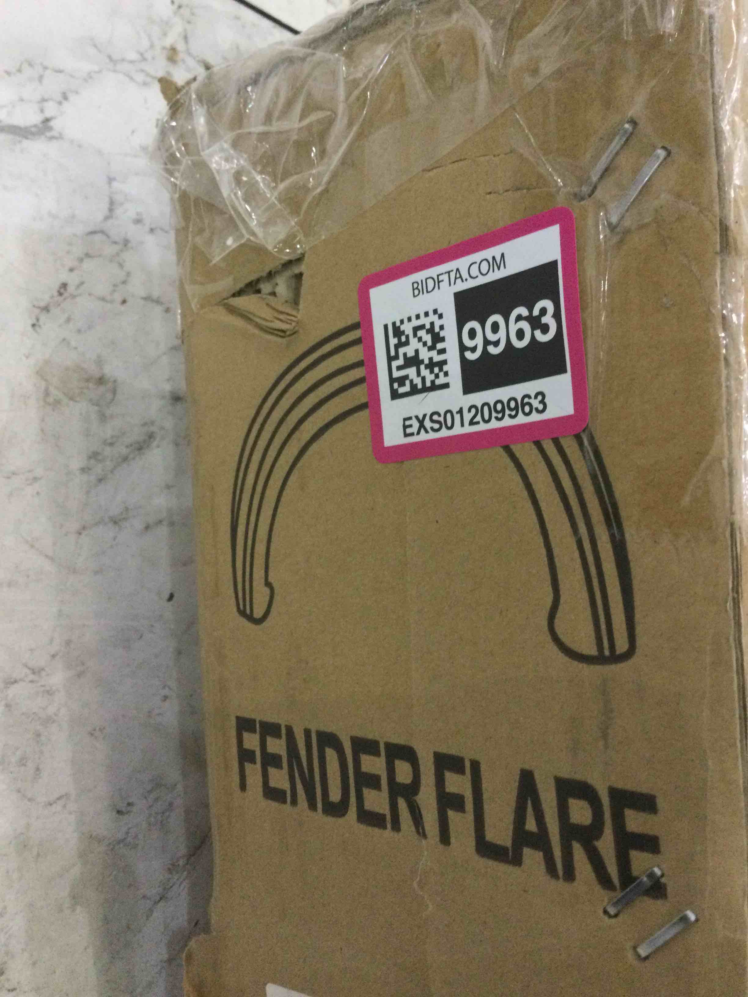 PIT66 Fender Flares, Compatible With 1999-2007 Ford F250 F350 Super Duty(ONLY Fit Styleside Models), Black Factory Style Wheel Flares Set, 4 Pcs