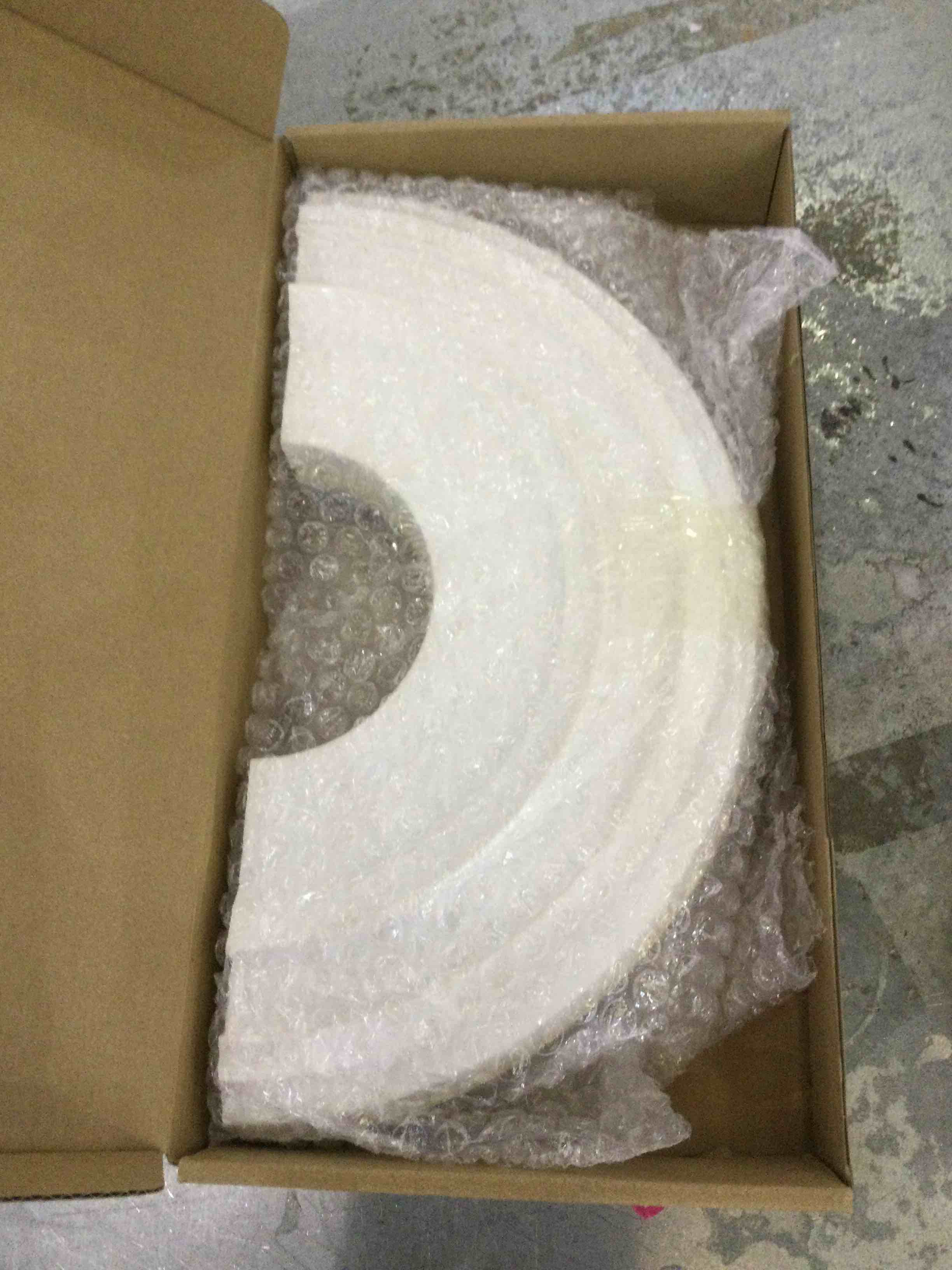 Canomo Split Ceiling Medallion Ceiling Light Medallion for Light Fixtures and Ceiling Fans, 12 3/8"OD x 3 7/8" ID x 7/8"P, Matte White