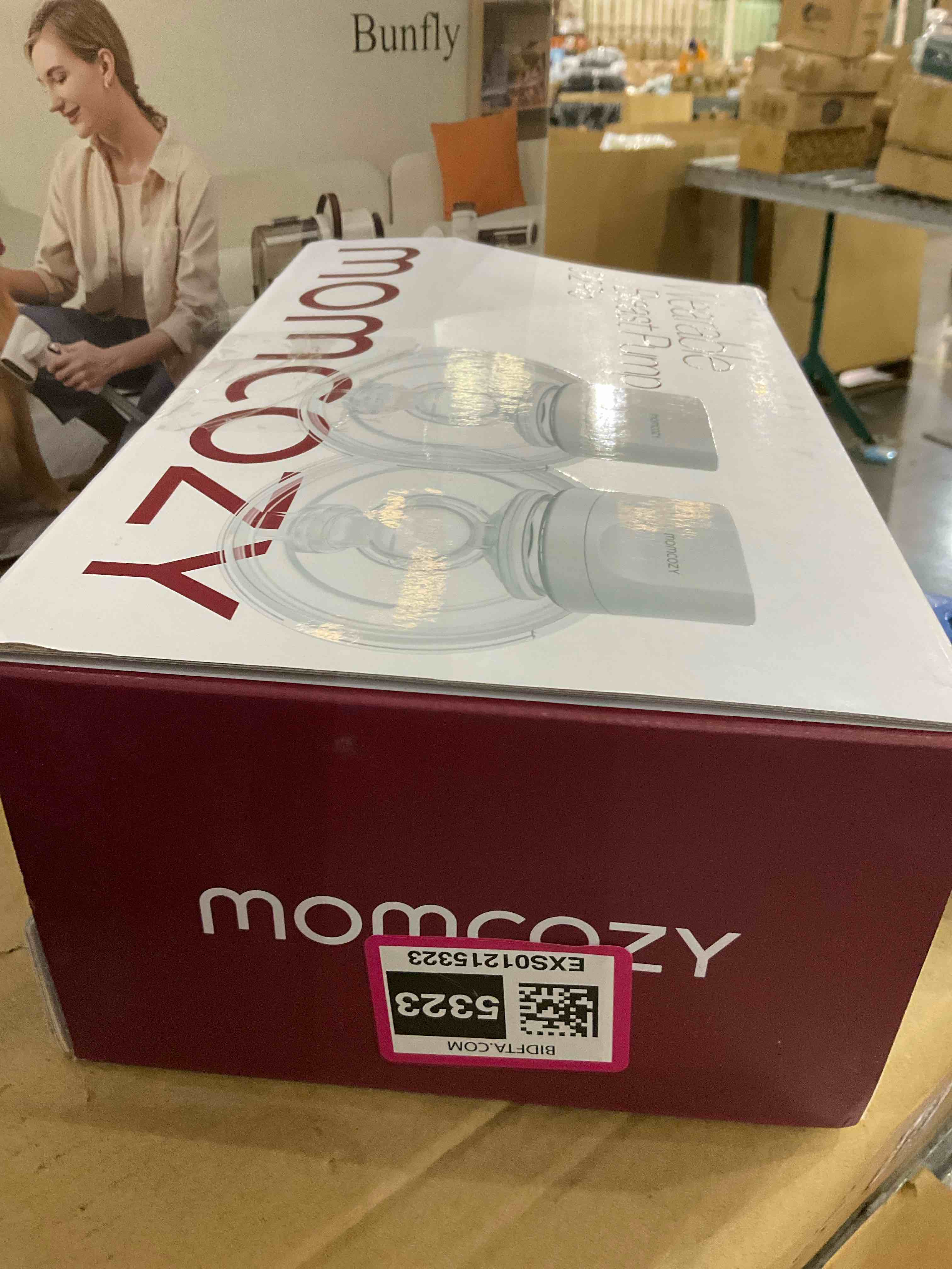 Momcozy Breast Pump S12 Pro Hands-Free, Wearable & Wireless Pump with Soft Double-Sealed Flange, 3 Modes & 9 Levels Double Electric Pump Portable, Smart Display, 24mm, 2 Pack, Elegant White