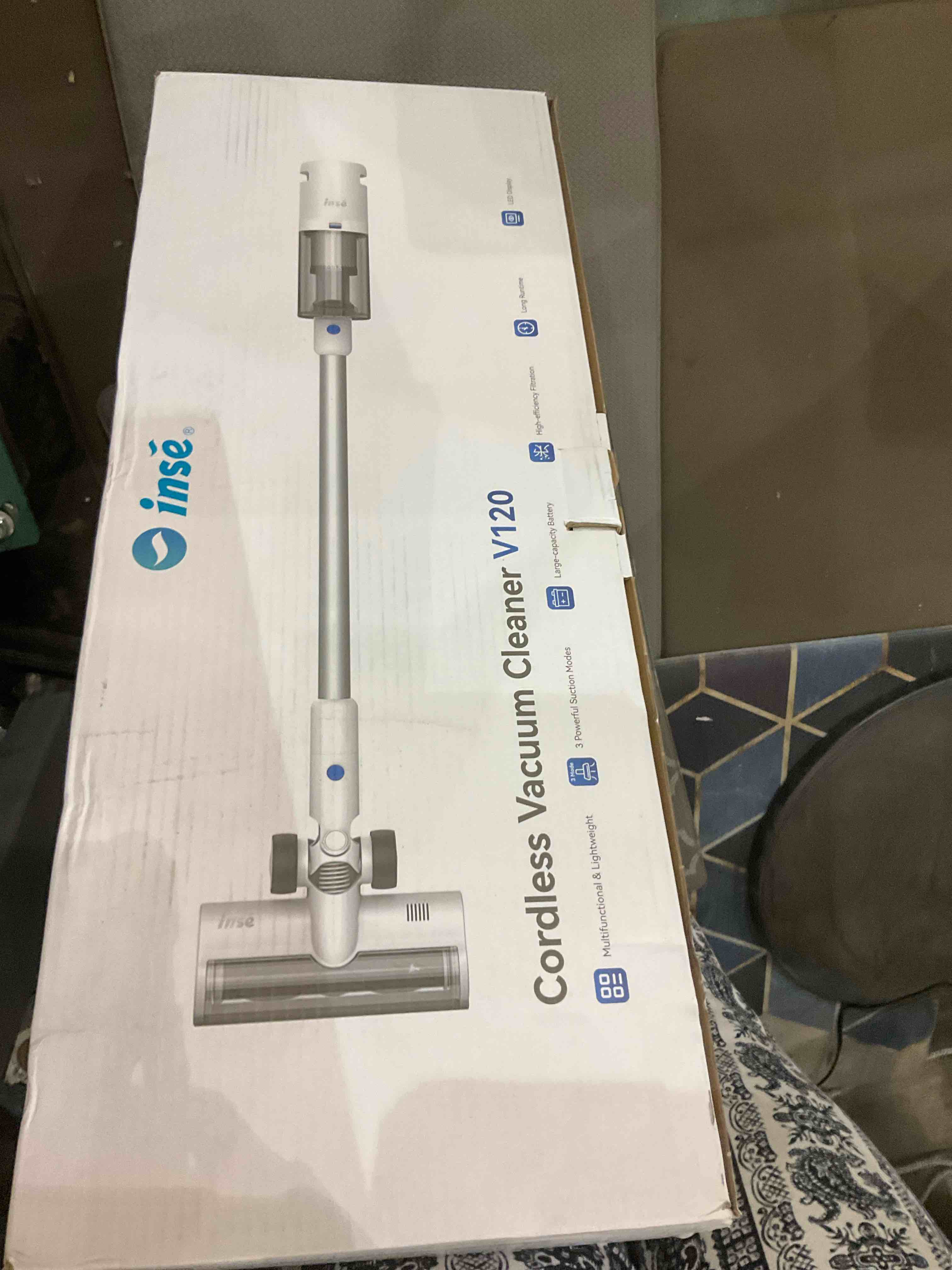 Inse cordless vacuum cleaner. v 120