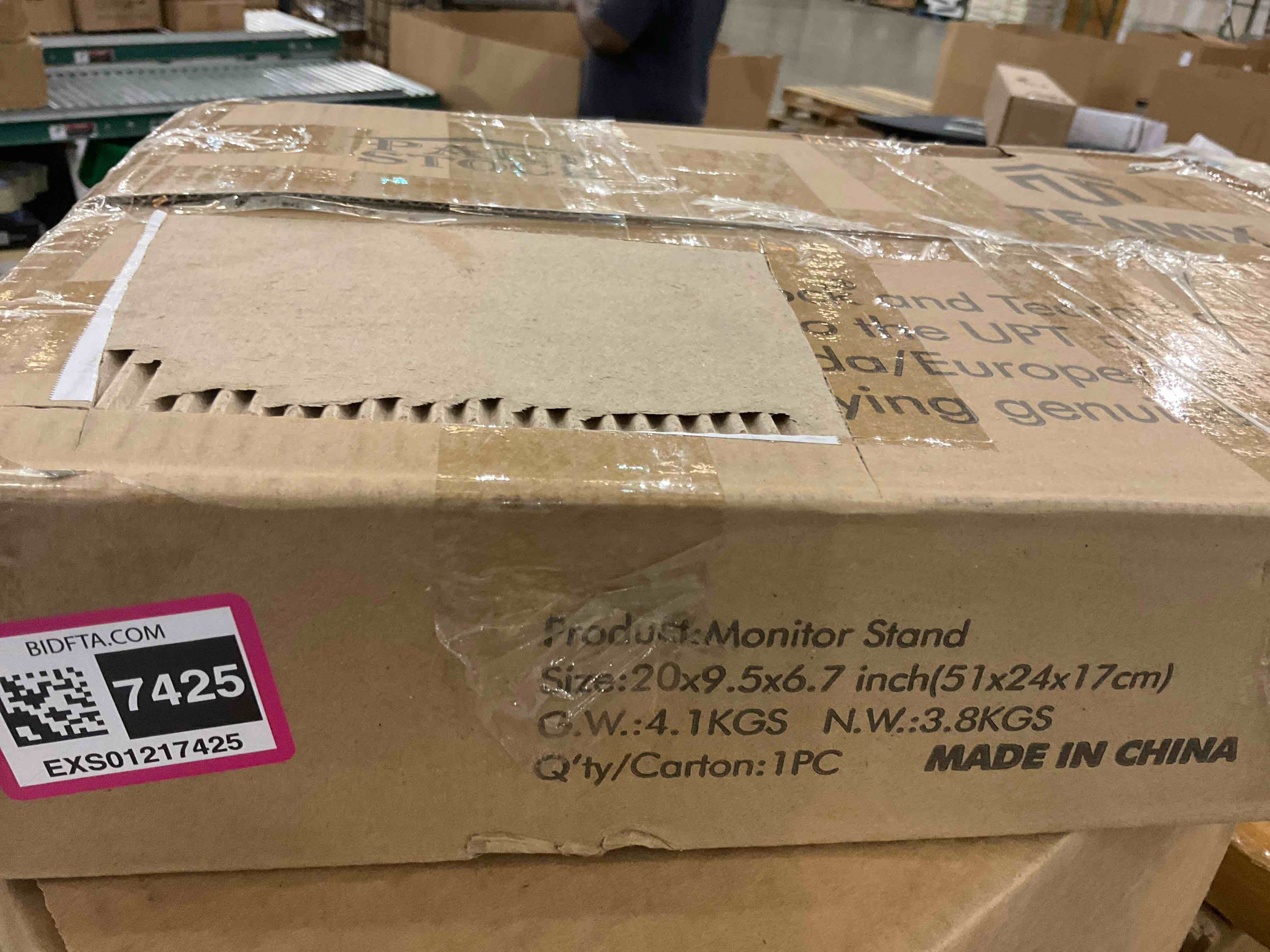 product monitor stand 20x9.5x6.7 white