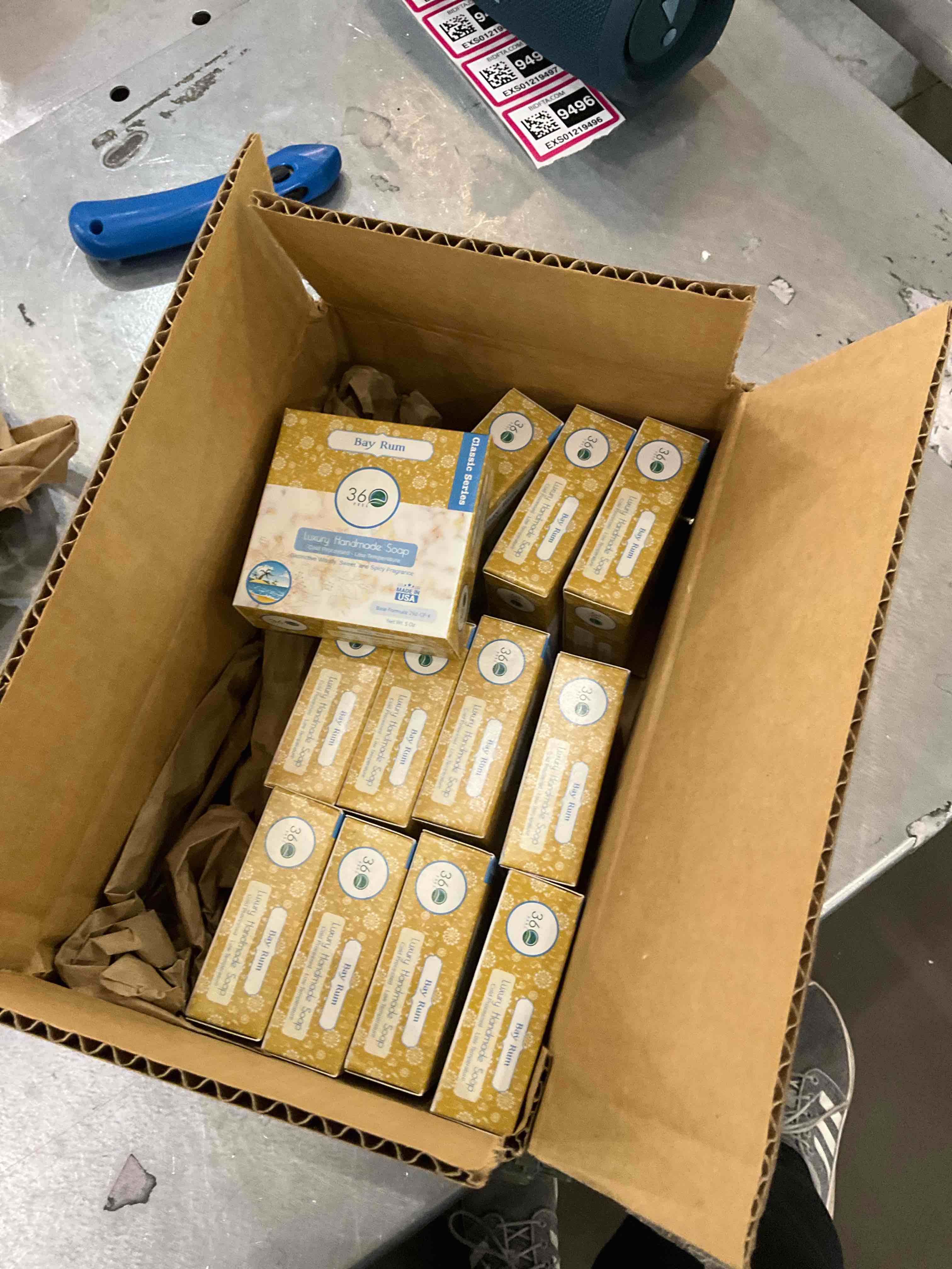 36 Feel luxury handmade soap 12 pack bay rum 